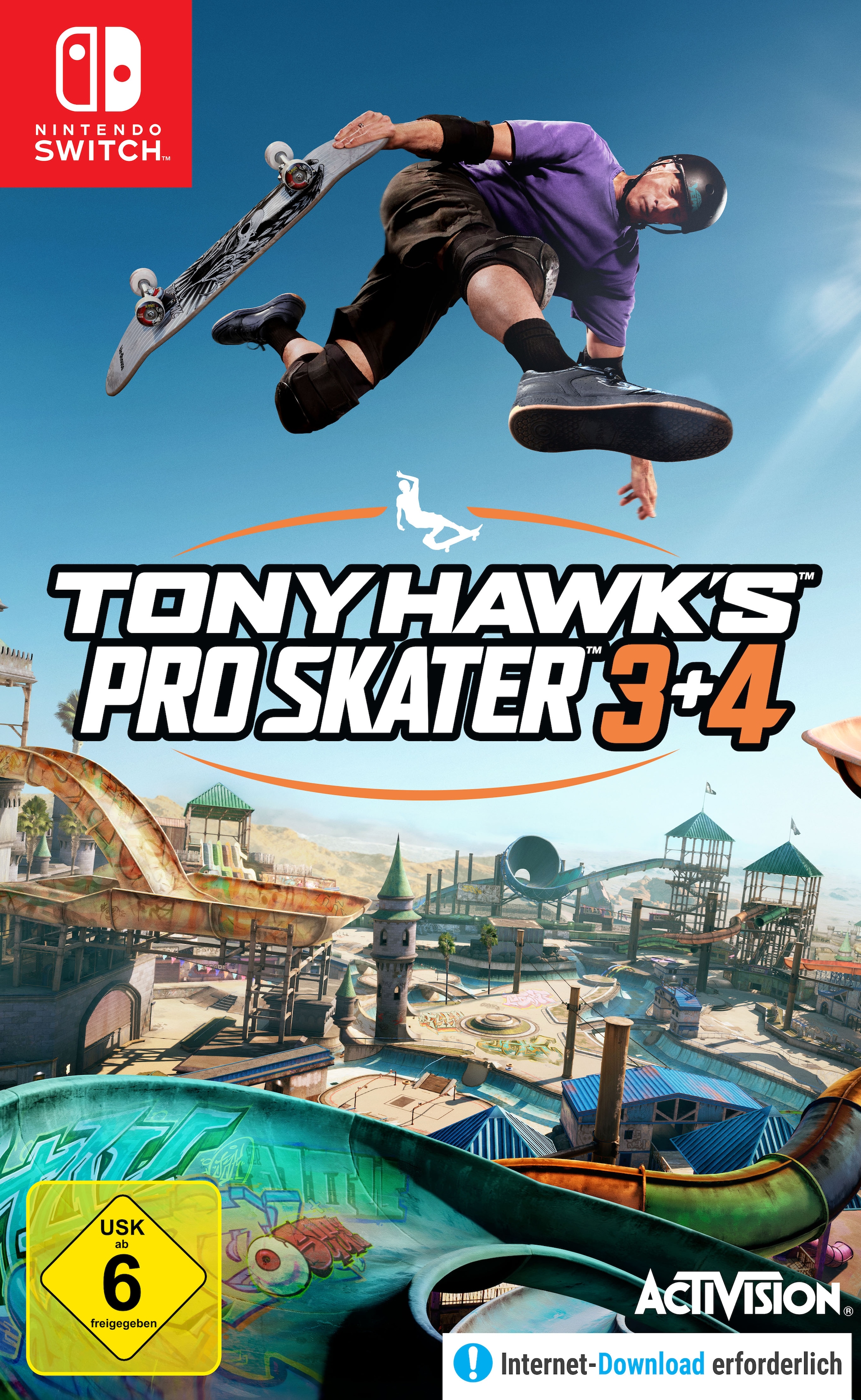 ACTIVISION BLIZZARD Spielesoftware »Switch Tony Hawk's Pro Skater 3+4 (Code in a Box)«, Nintendo Switch