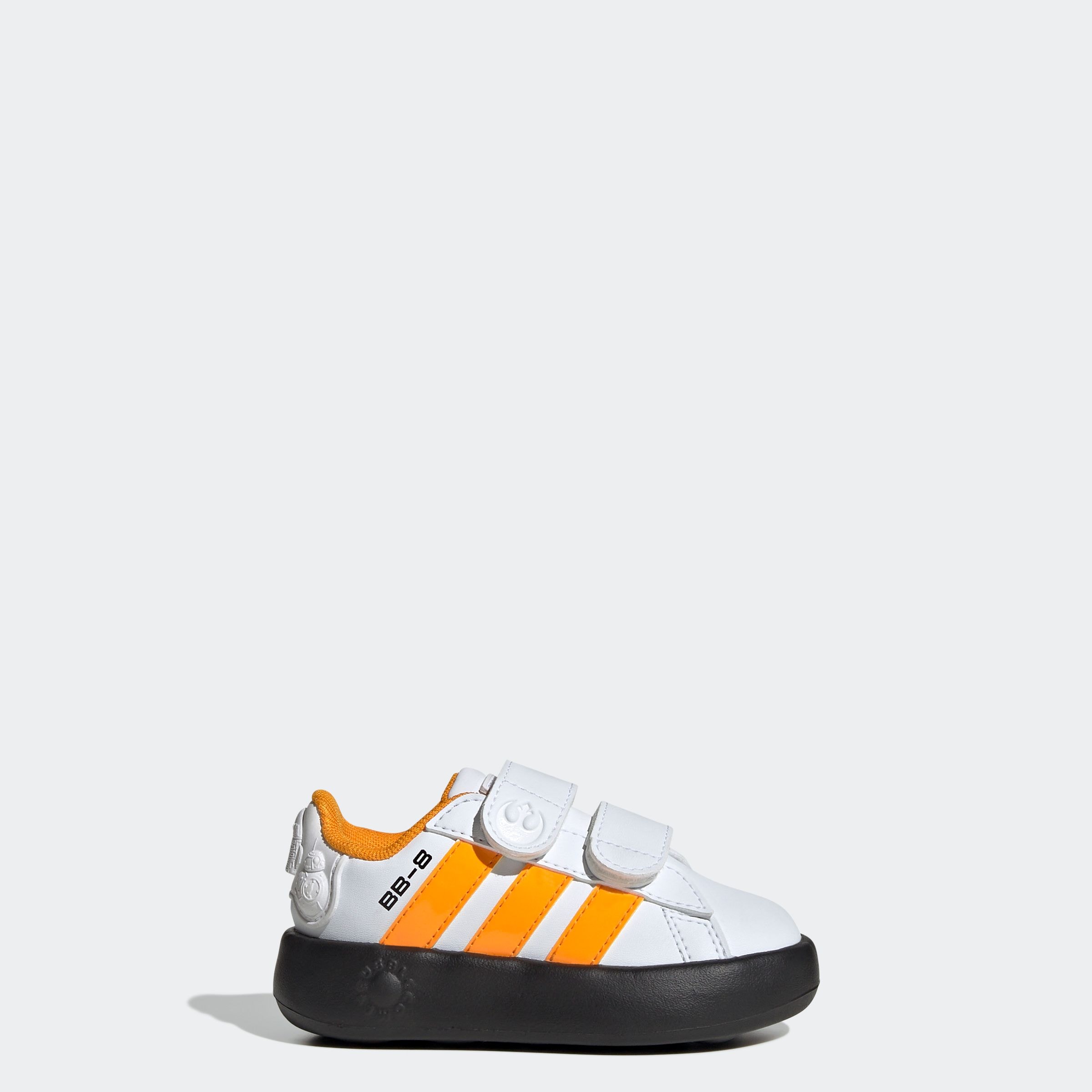 adidas Sportswear Klettschuh »ADIDAS STAR WARS KIDS GRAND COURT 2.0 SCHUH«, Design auf den Spuren des adidas Superstar, für Kinder