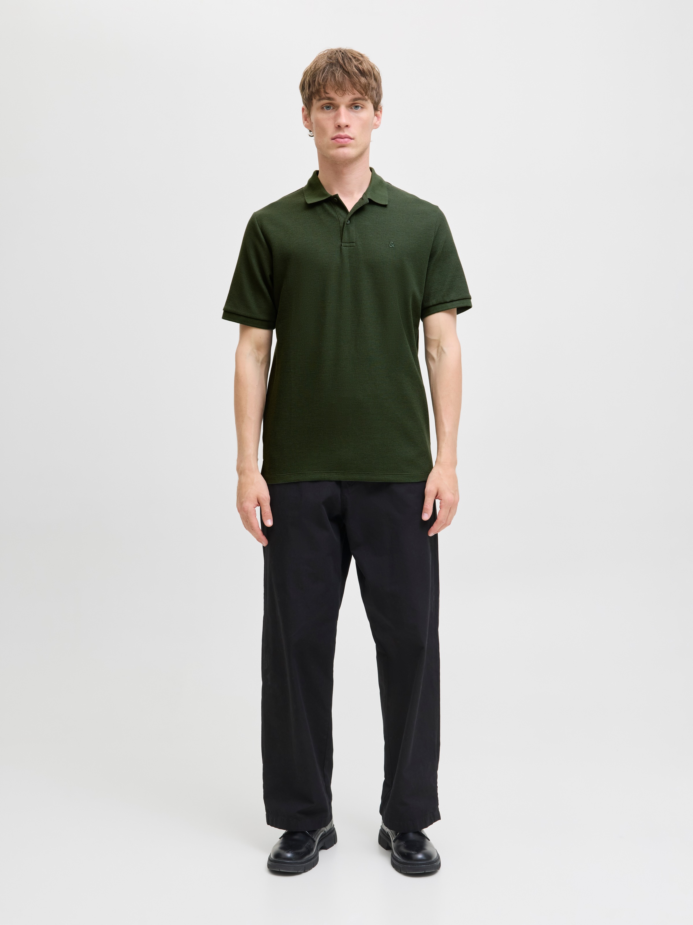 Jack & Jones Poloshirt »JJEAUSTIN POLO SS NOOS«, mit Logo Stickerei