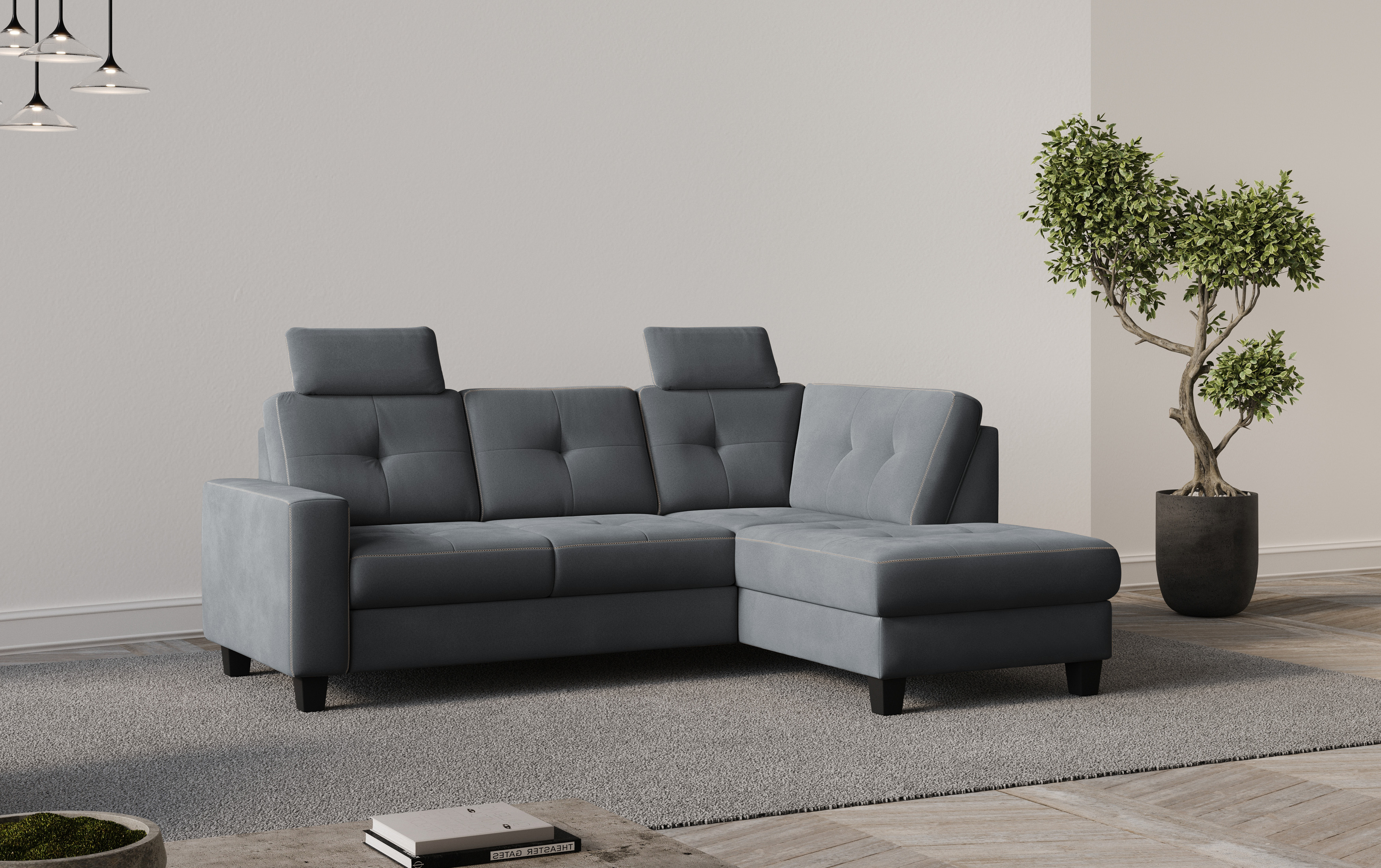 Home affaire Ecksofa "Varese" wahlweise mit Bettfunktion und Bettkasten