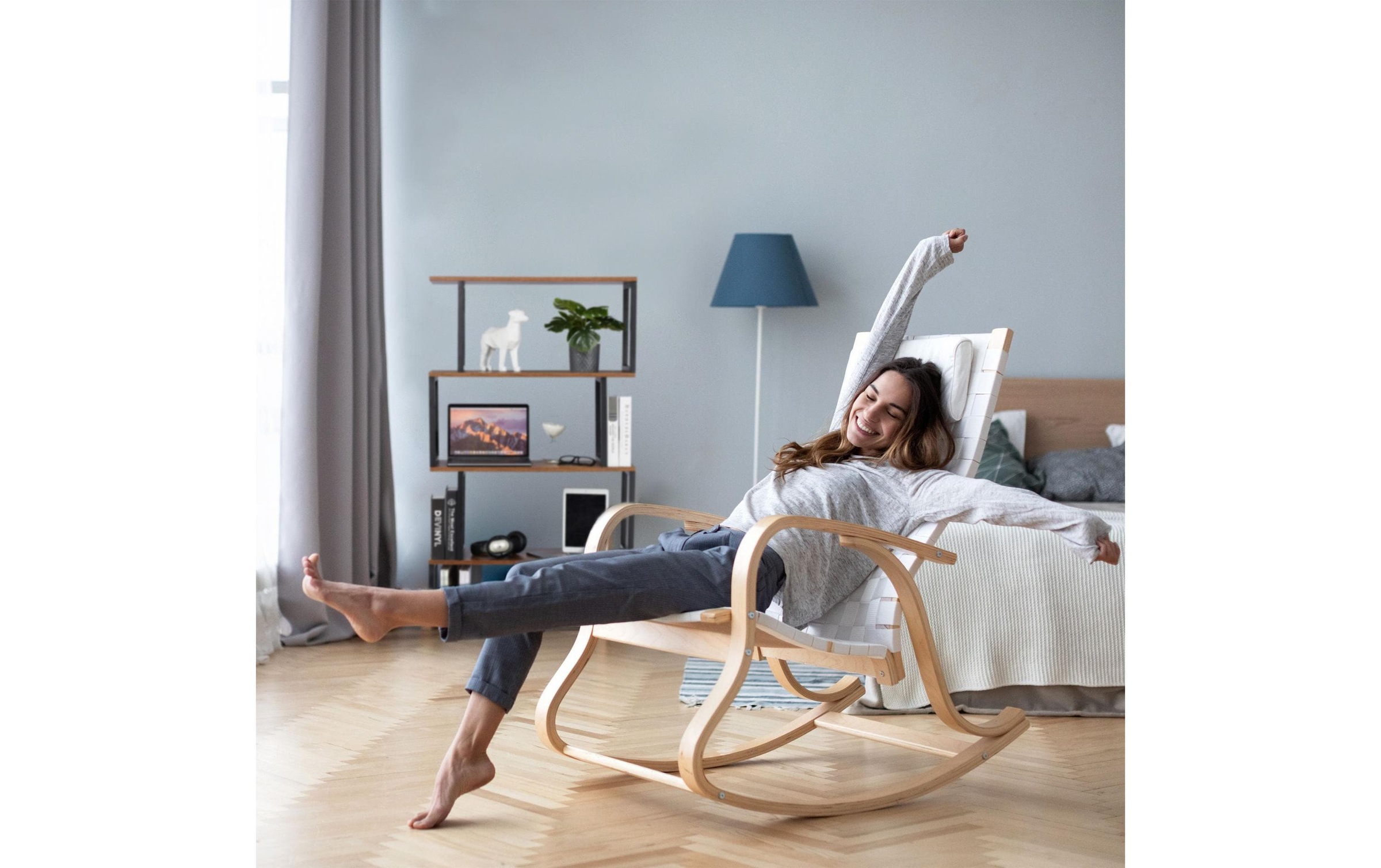 relaxdays Wandregal »Regal Industrial«