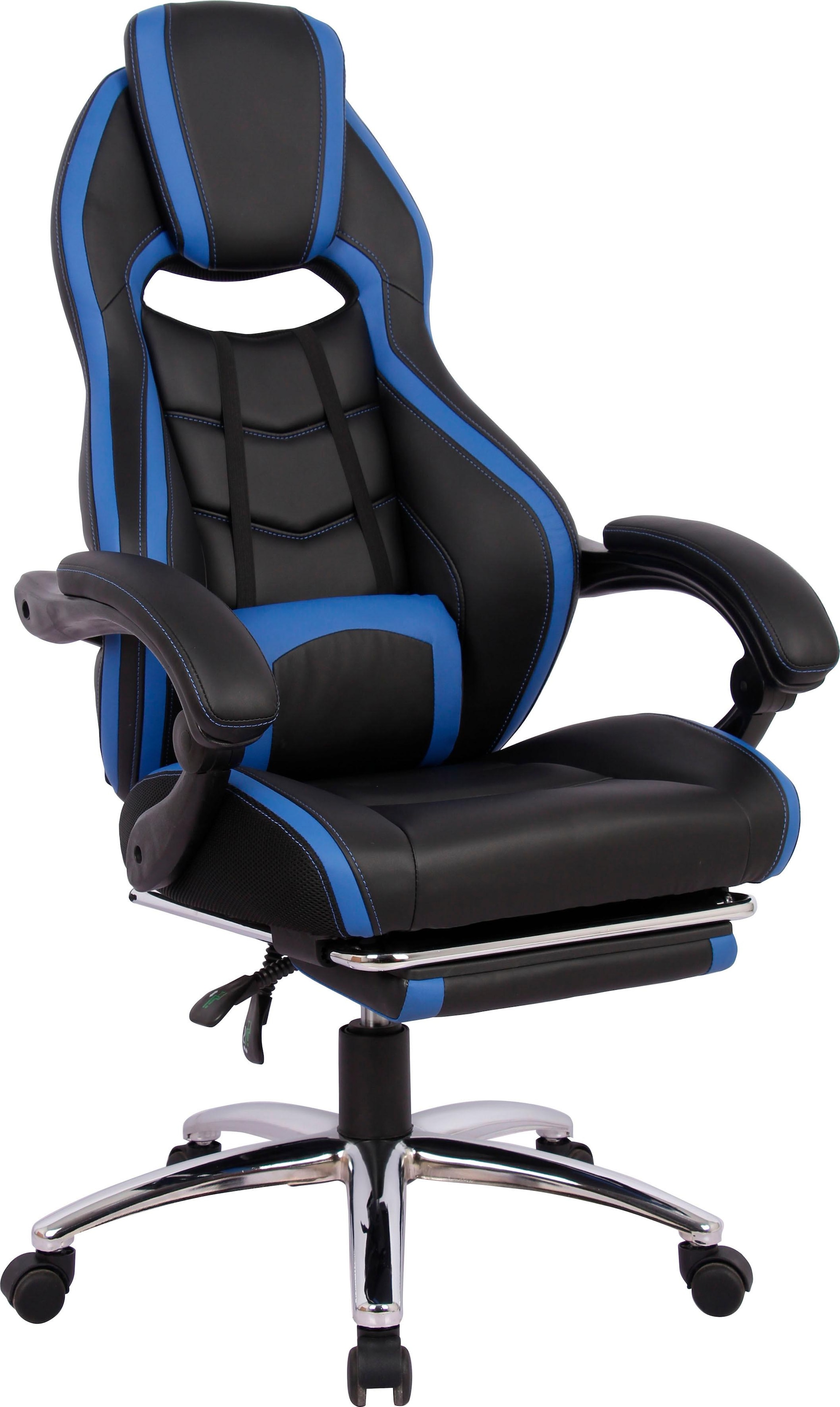 INOSIGN Gaming-Stuhl »Sprinta 1, Chefsessel mit ausziehbarer Fussstütze«, Kunstleder, komfortabel gepolstert mit vielen ergonomischen Funktionen