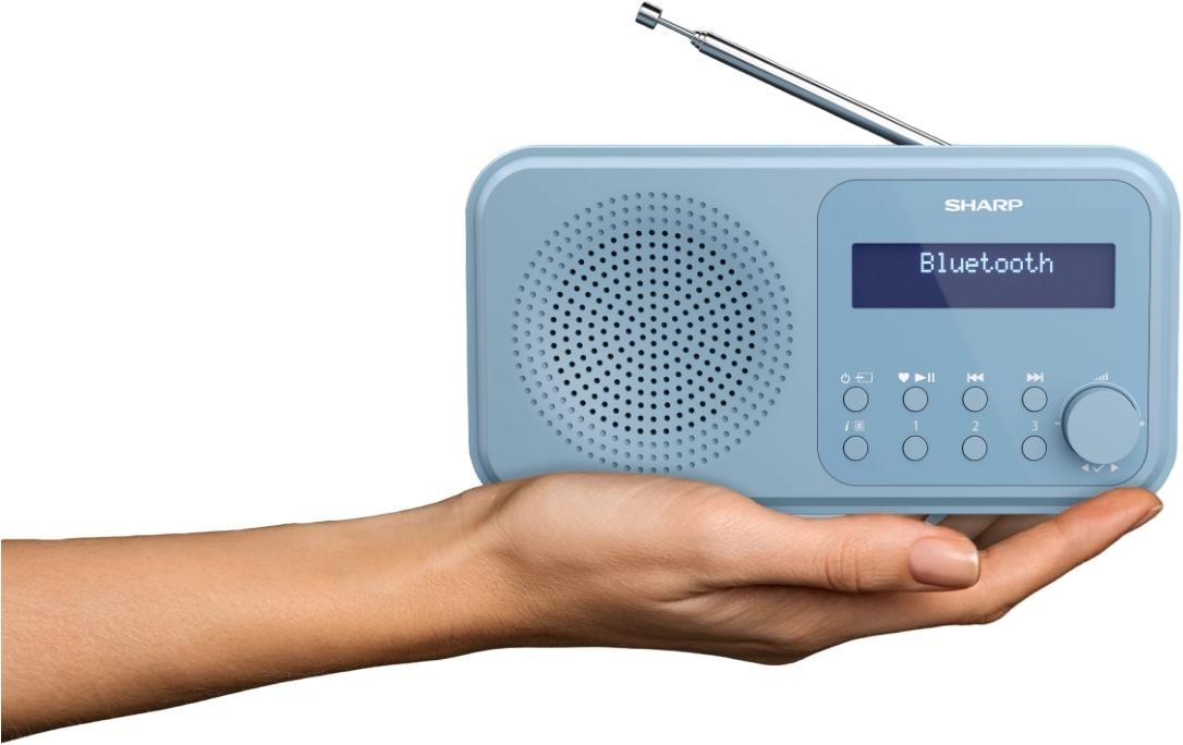 Sharp Digitalradio (DAB+) »DAB+ Radio DR-P420 – Blau«, (Digitalradio (DAB+)-FM-Tuner)