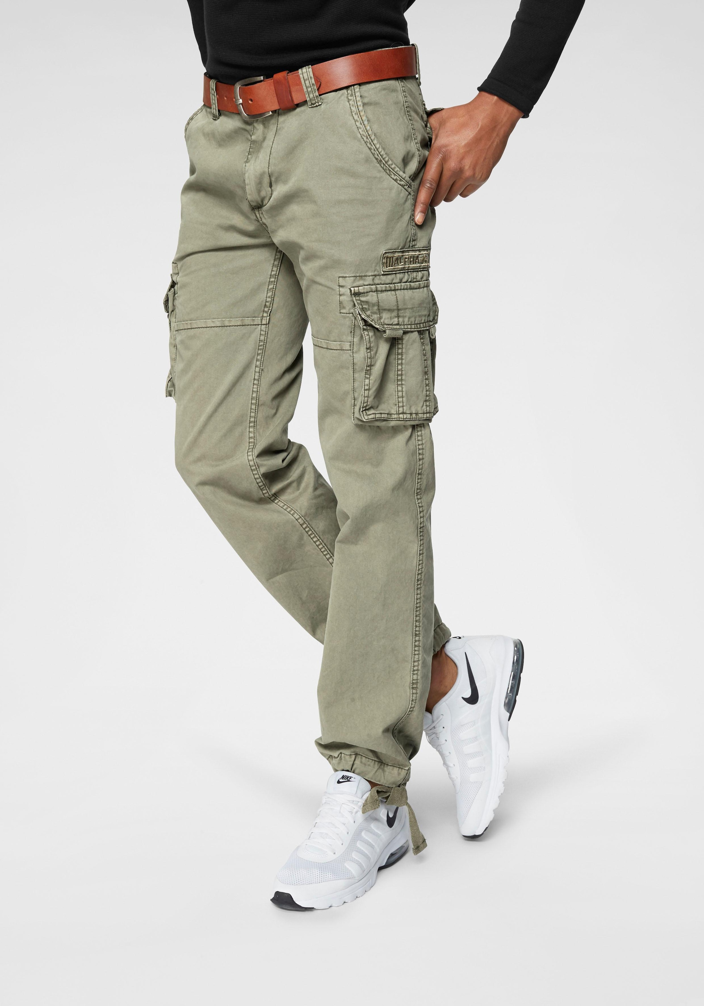 Alpha Industries Cargohose »Jet Pant«, mit seitlichen Cargotaschen und Kordelzug am Beinabschluss