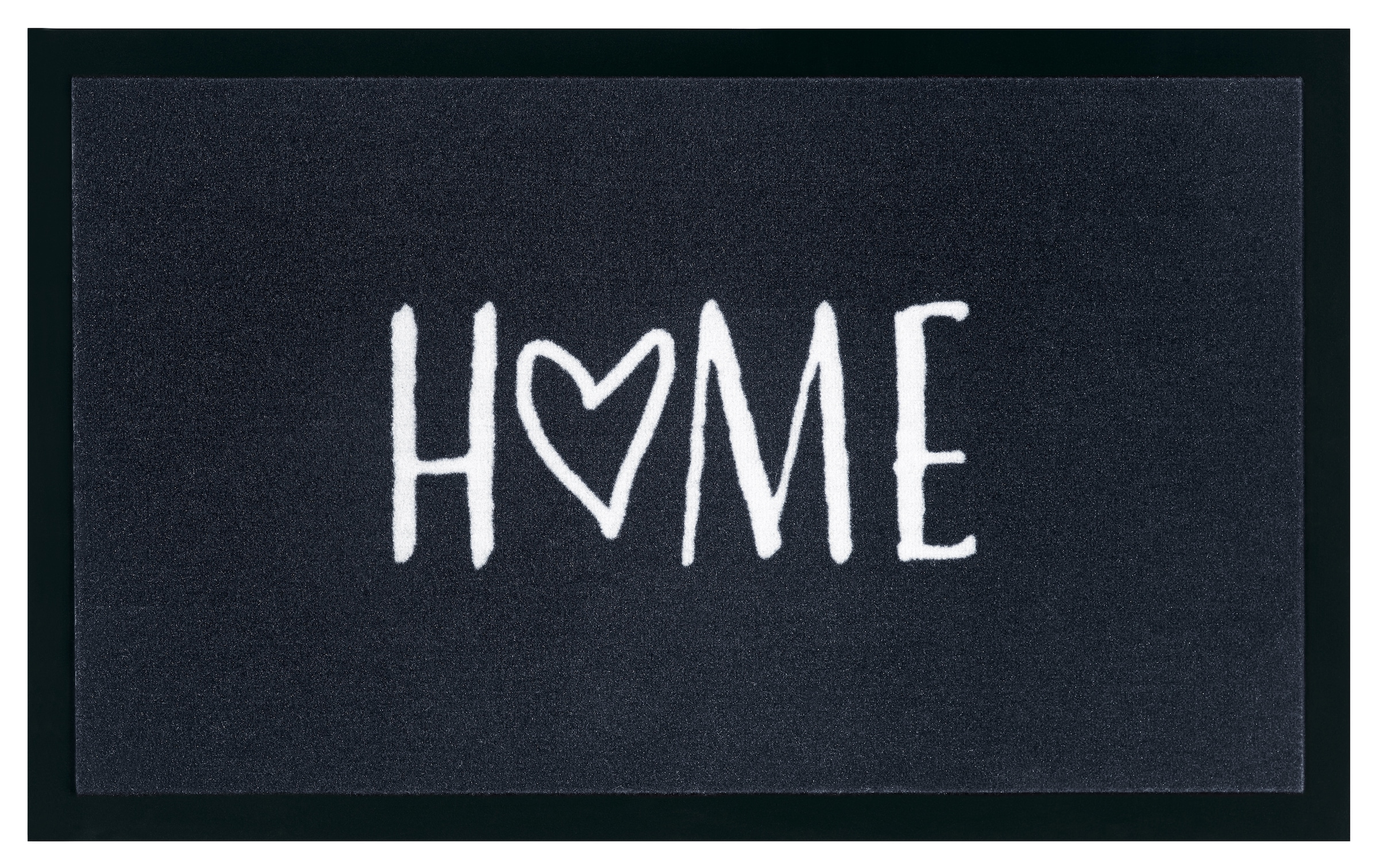 my home Fussmatte »Magne«, rechteckig, 5 mm Höhe, Schmutzfangmatte, Türmatte, In- und Outdoor, Schrift, Läufer, waschbar