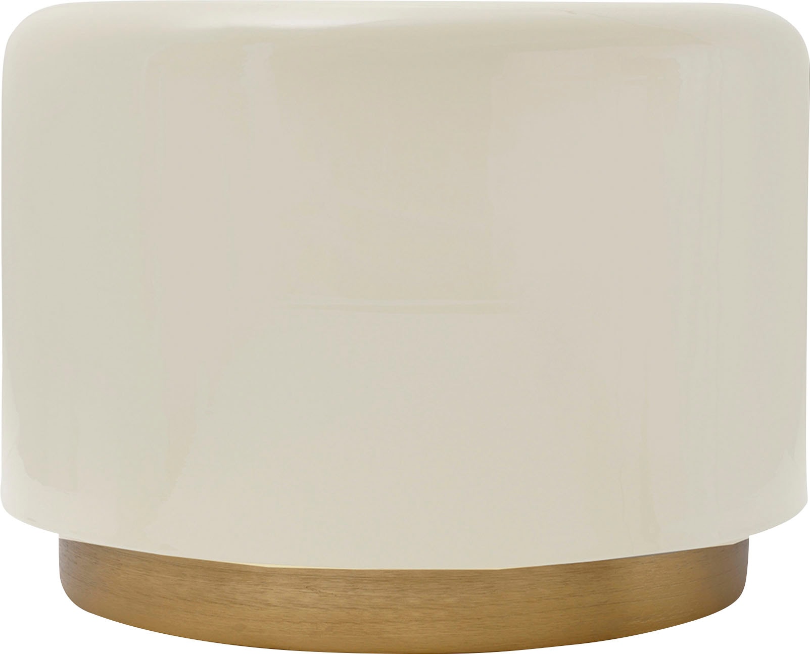 Kayoom Sitzhocker »Hocker Artisse, Edler Touch durch goldfarbenenen Sockel«, (1 St.), stilvoll, farbig lackiert, dekorativ, Moderner Look