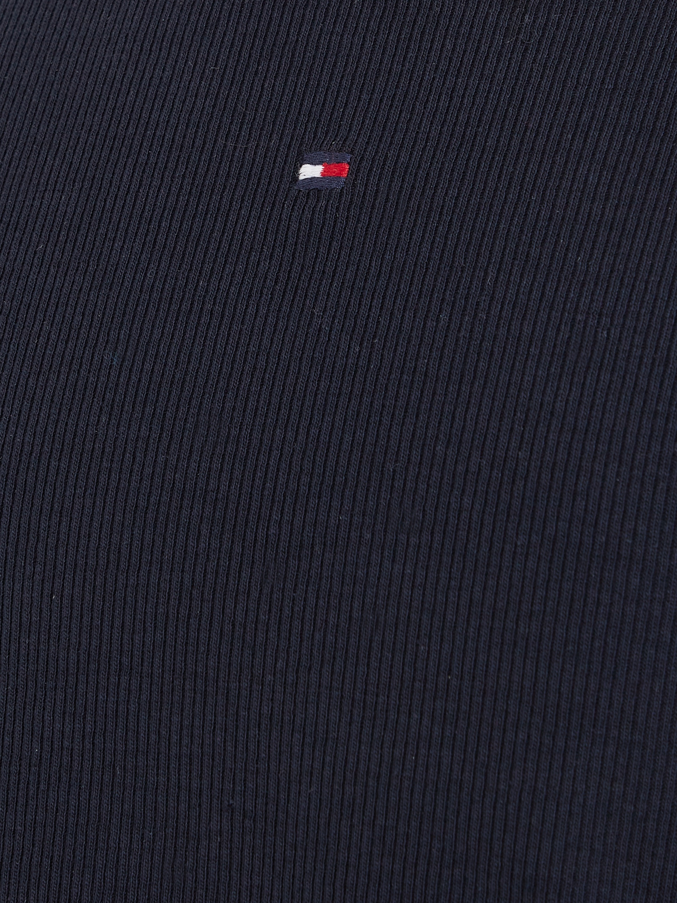 Tommy Hilfiger Langarmshirt »ESSENTIAL RIB TOP L/S«, mit Babylock Saum