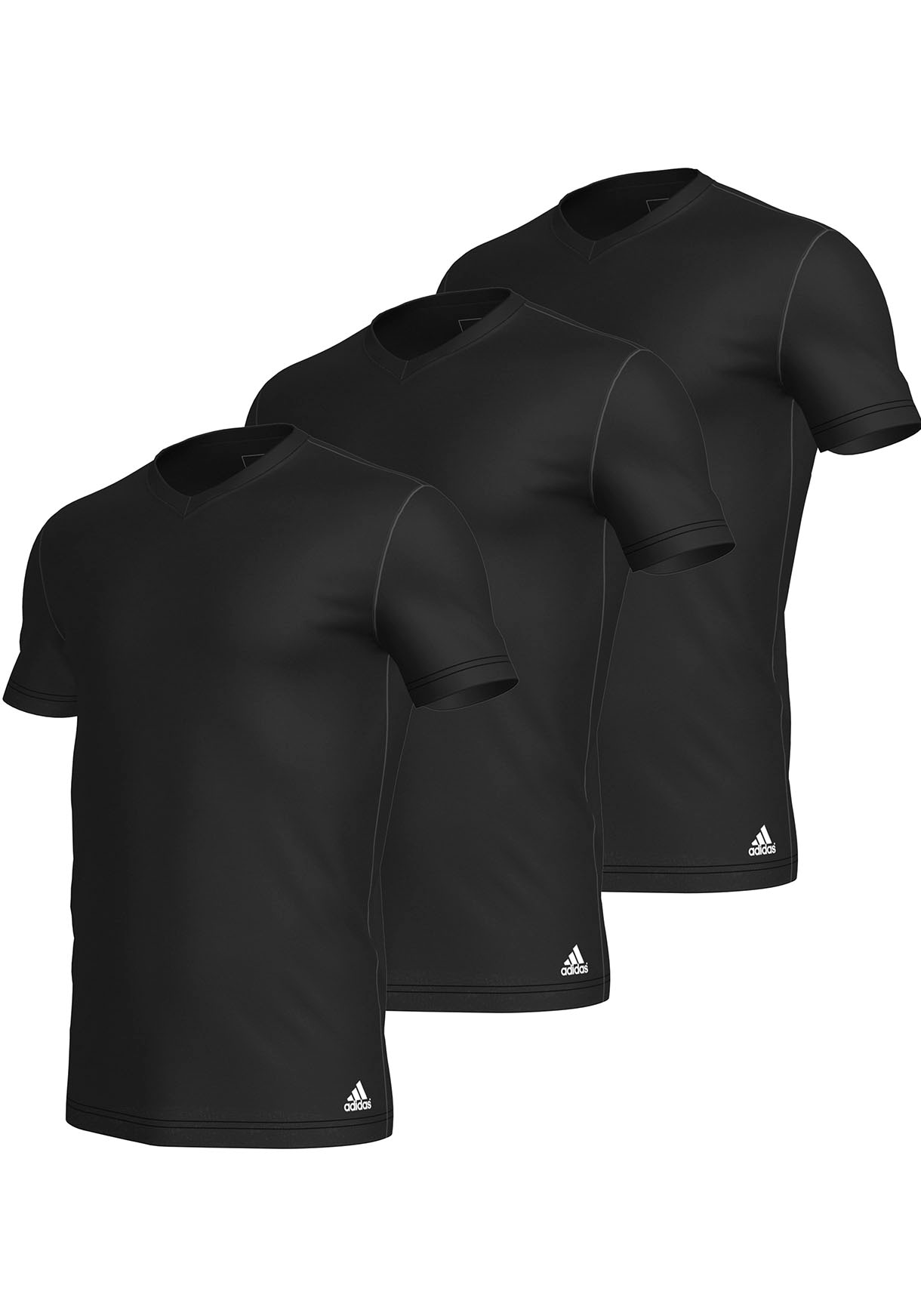 T-Shirt »"Active Flex Cotton"«, mit V-Ausschnitt und legerer Passform