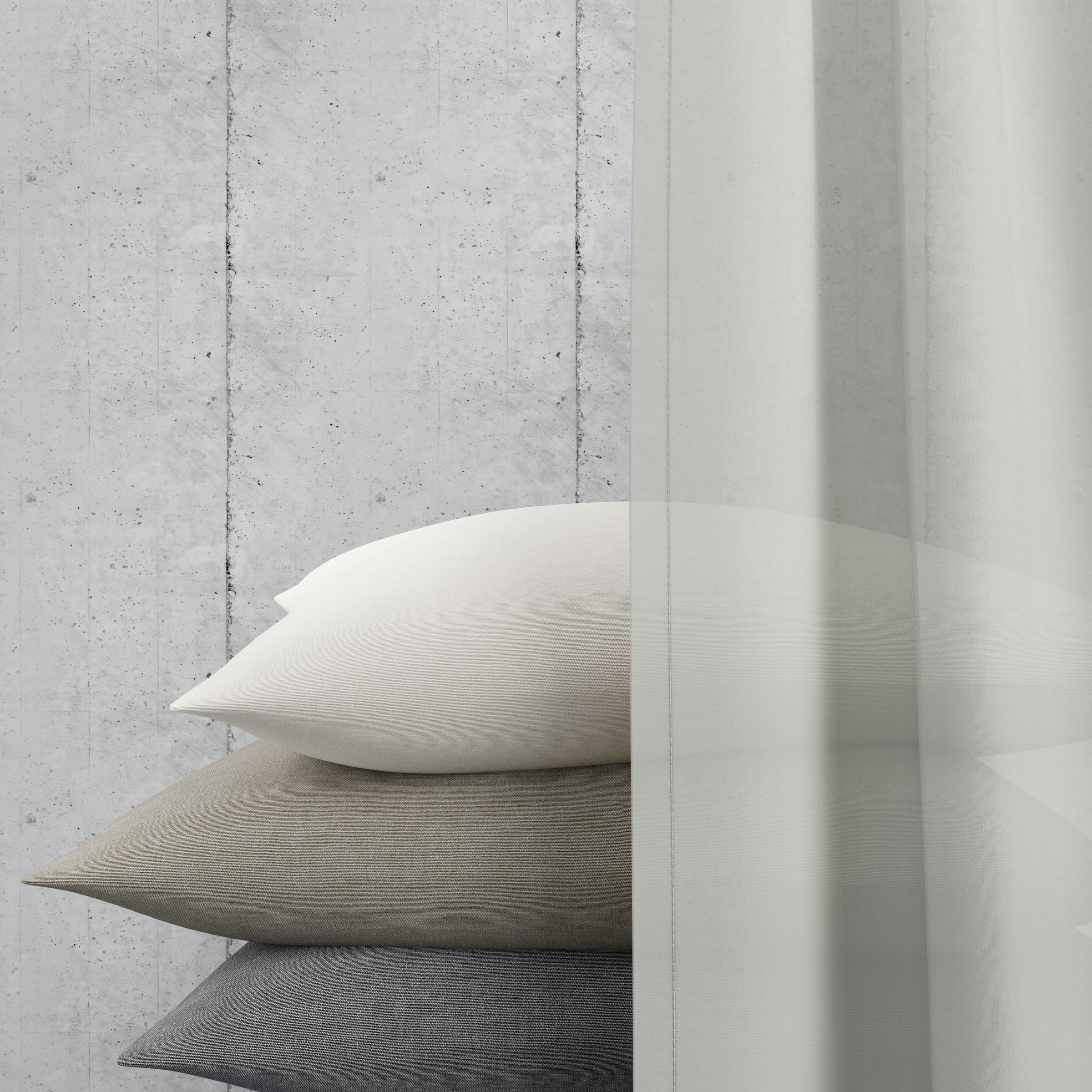 Neutex for you! Vorhang nach Mass »EVA«, (1 St.), Uni-Voile mit elegantem Glanz