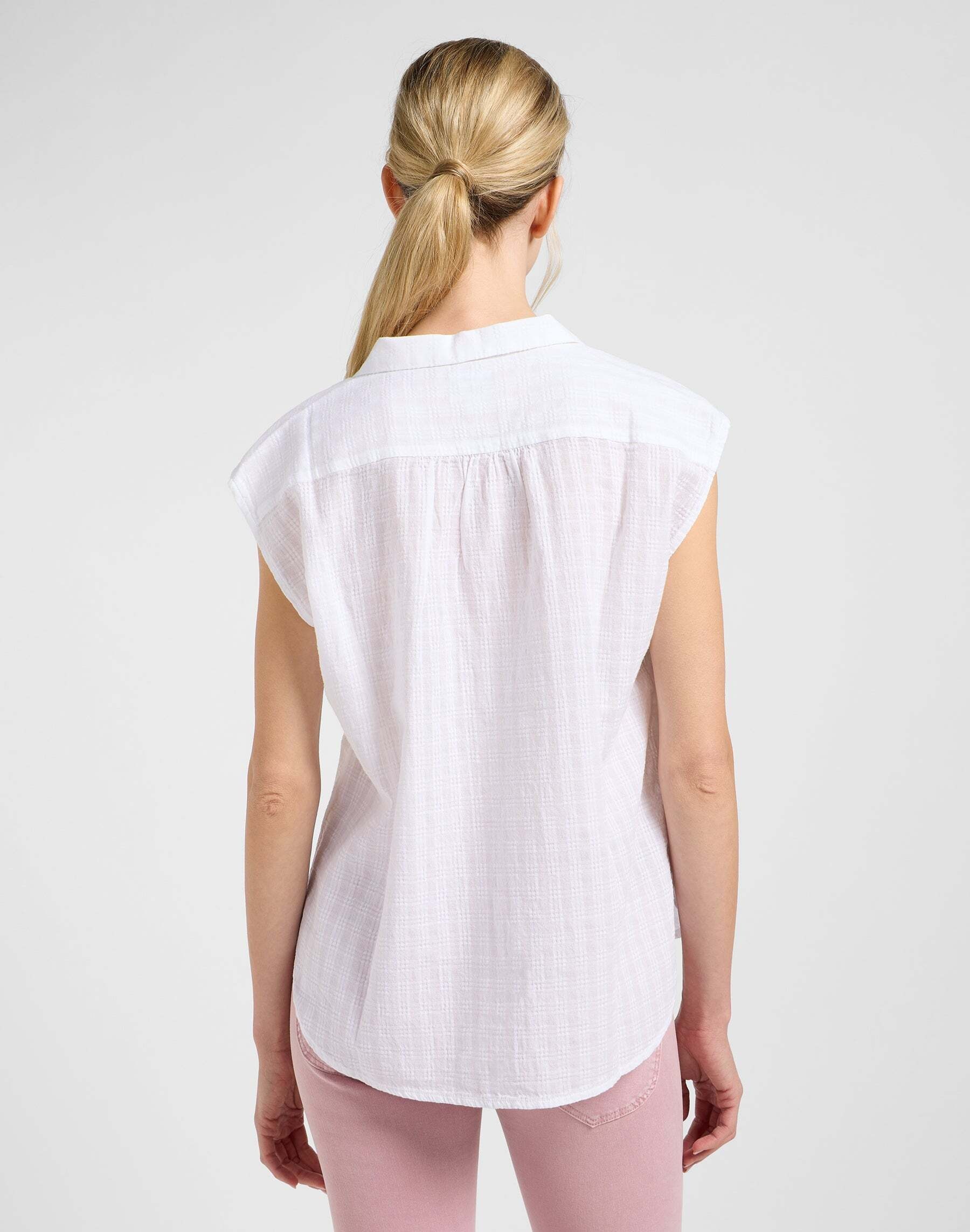 Lee® Kurzarmbluse »LEE Kurzarmhemd Cap Sleeve Shirt«