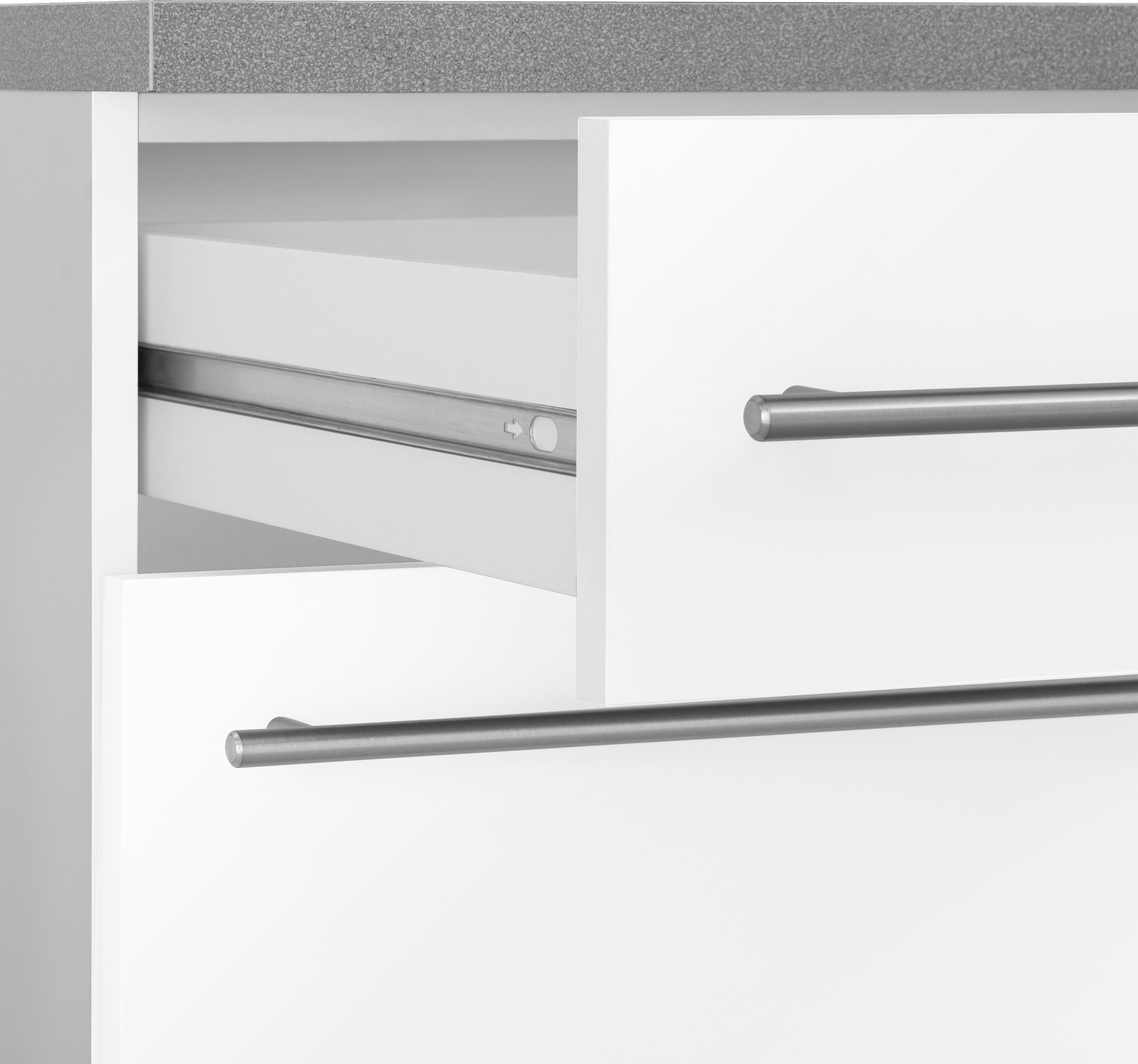 wiho Küchen Küche »Chicago«, wahlweise mit E-Geräten, Breite 180 cm