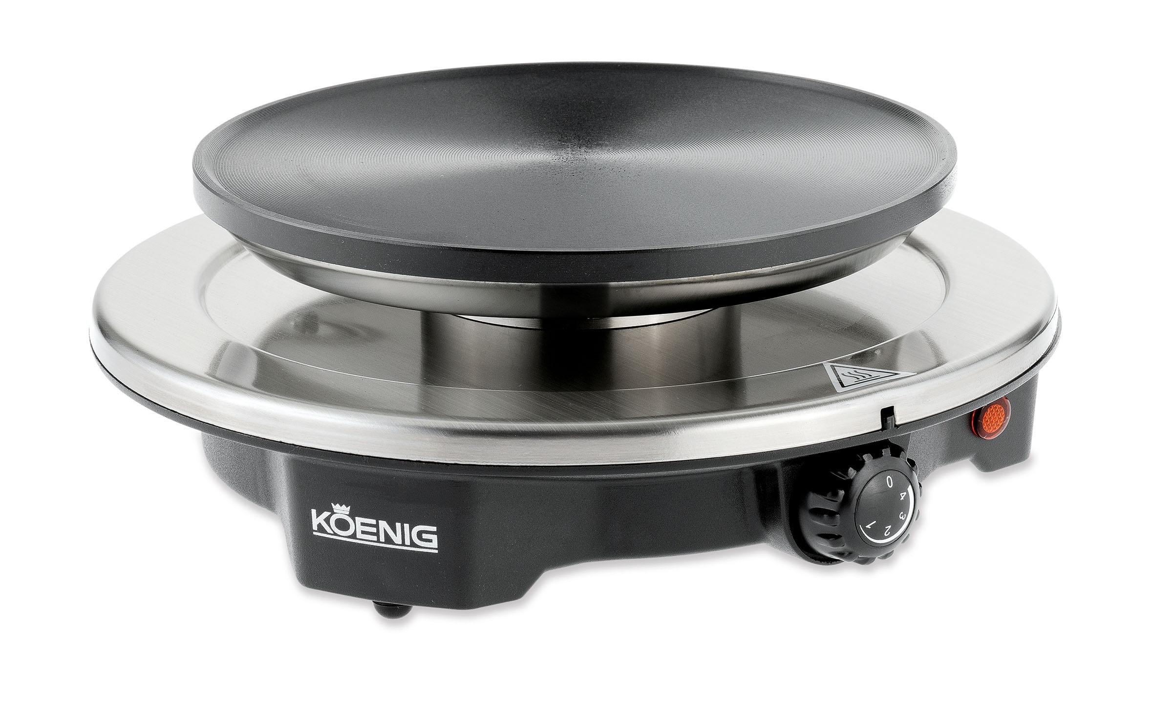 KOENIG Fondue »One for All 8 Teile, Chrom/Schwarz«