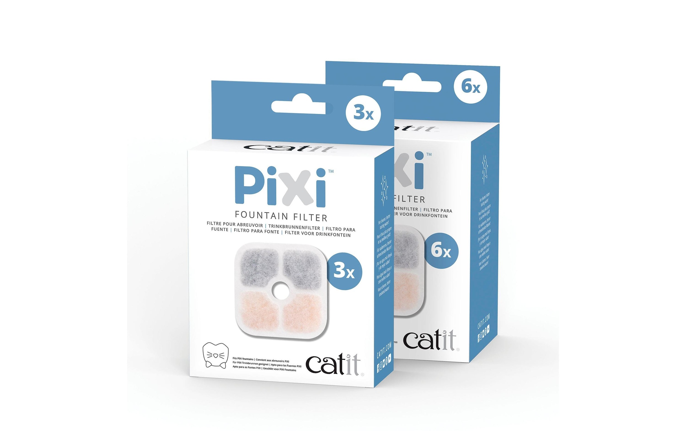 Catit Ersatzfilter »zu Pixi, 3 Stück«, (3 tlg.)