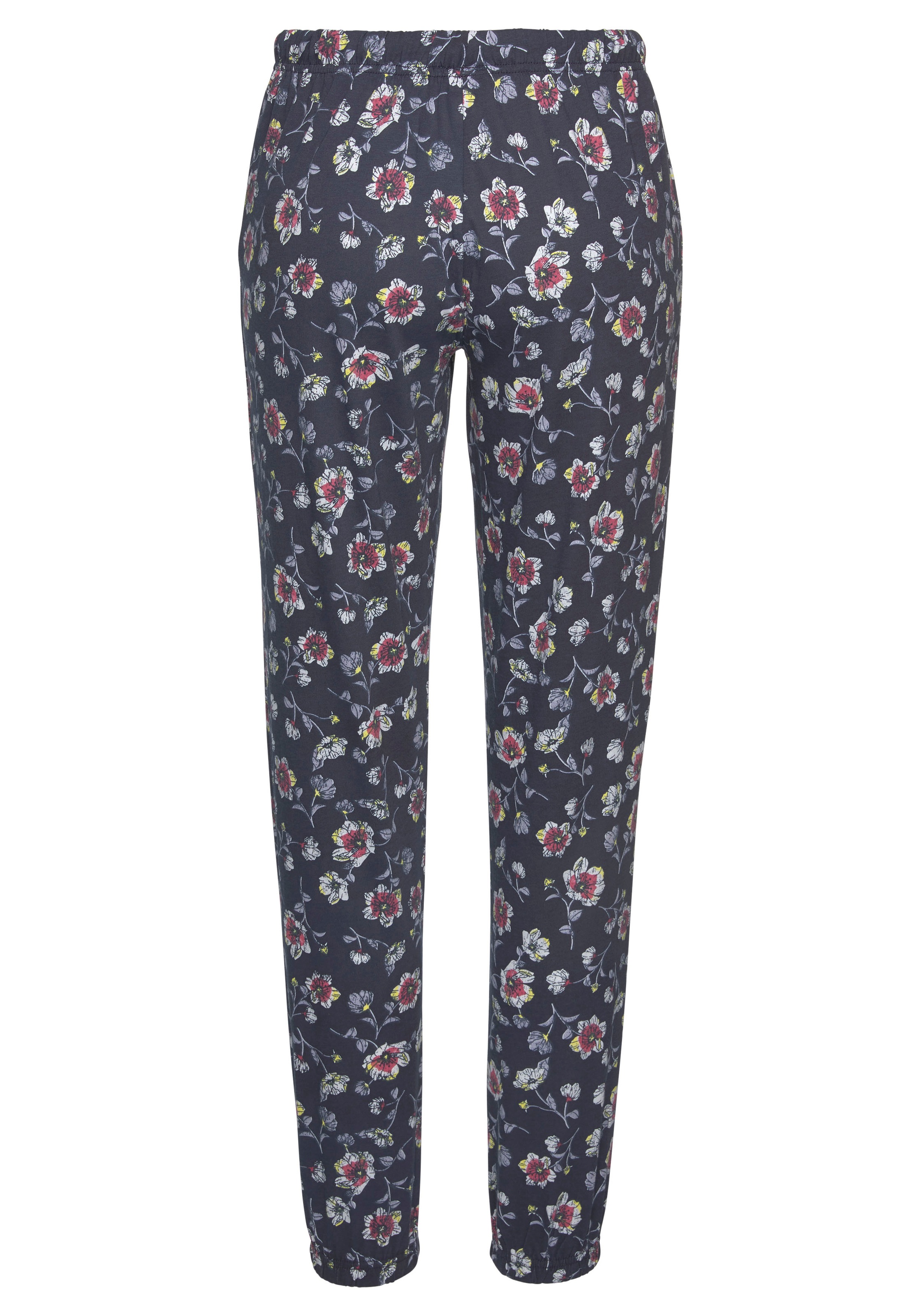 Vivance Dreams Pyjama, (2 tlg.), mit gemusterter Schlafhose