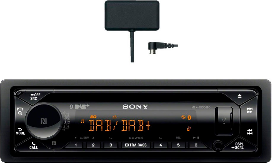 Sony Autoradio »MEXN7300KIT«, (Bluetooth Digitalradio (DAB+) 55 W)