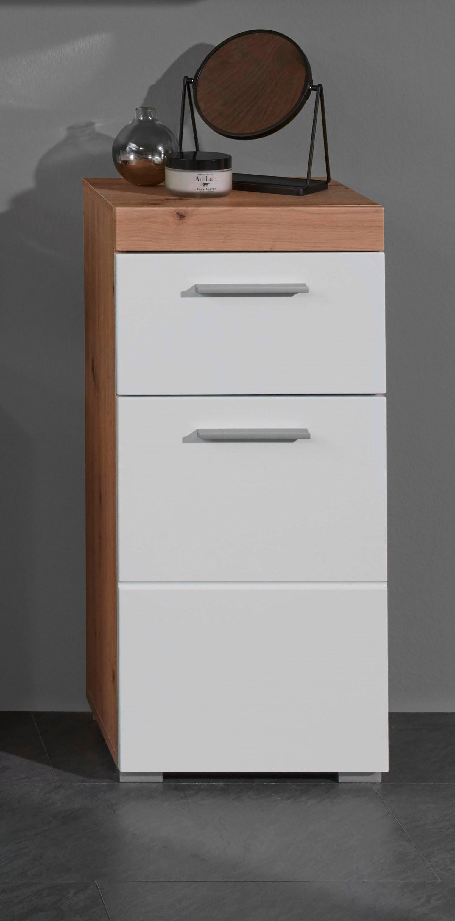 INOSIGN Unterschrank »Avena«, Badezimmerkommode mit 1 Schublade und 1 Tür - Masse (B/T/H) 37/31/79 cm