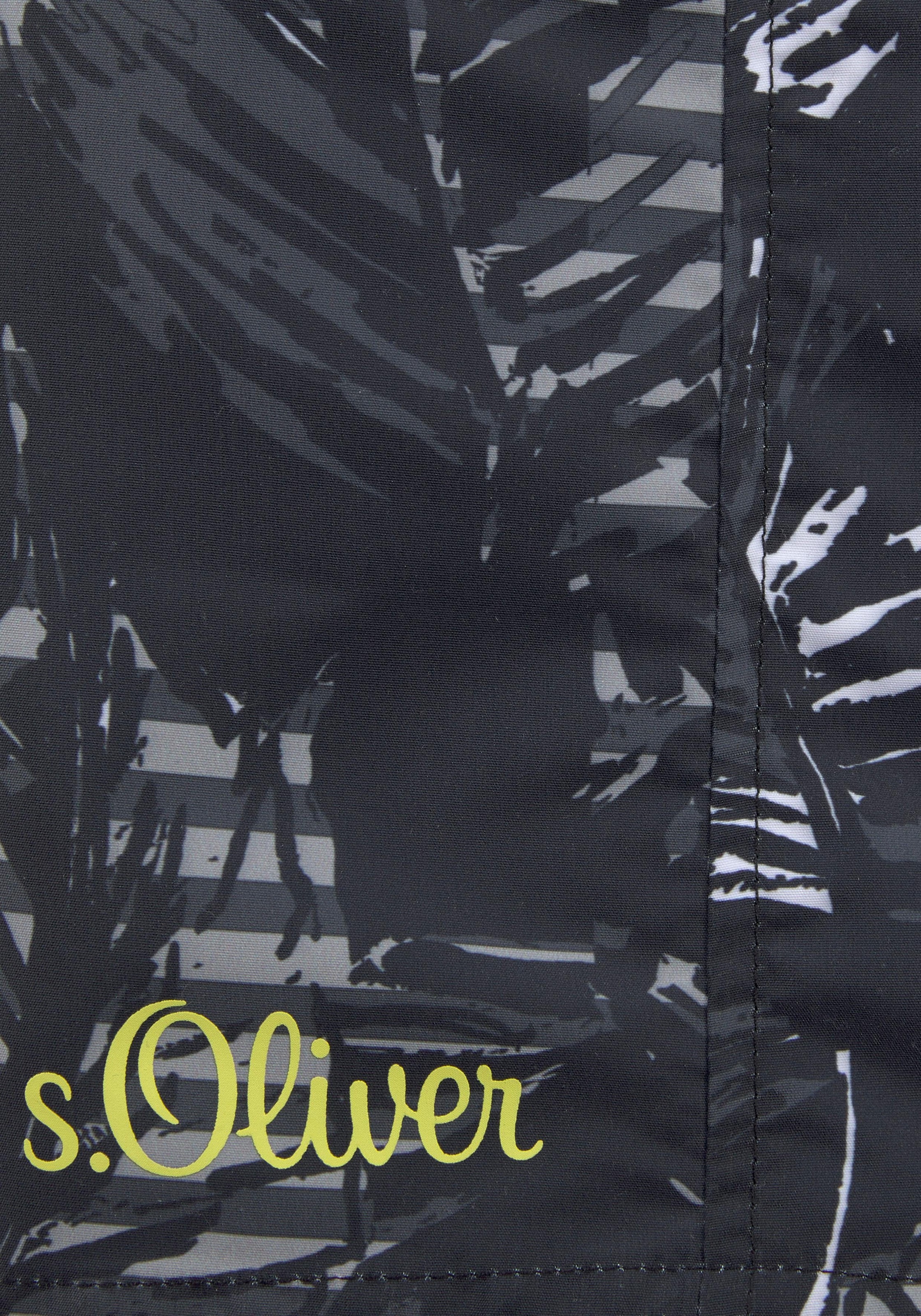s.Oliver Badeshorts »Blade«, mit trendigem Palmenprint online shoppen |  Jelmoli-Versand