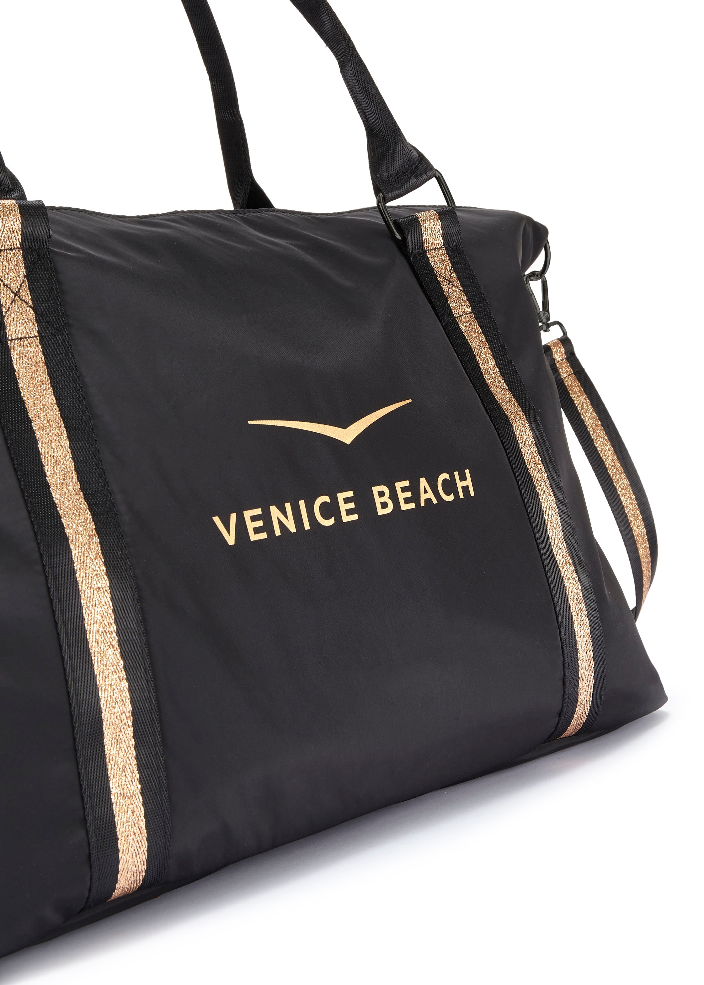 Venice Beach Sporttasche, grosse Umhängetasche, Weekender, Strandtasche mit Druck VEGAN