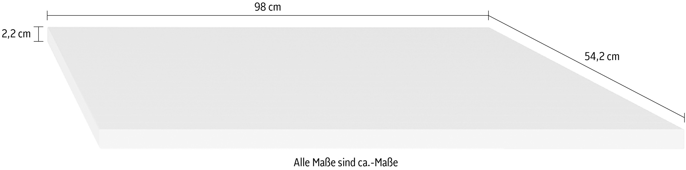 INOSIGN Einlegeboden »Sigma, Breite 98 cm«, 3 teiliges Set, Einlegeboden Zubehör für Serie Sigma