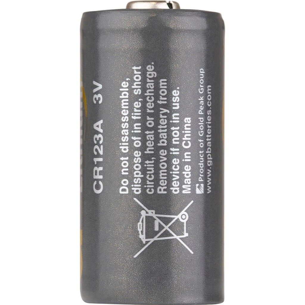 GP Batteries Batterie »10er Pack CR123A Lithium«, 3 V, (10 St.)