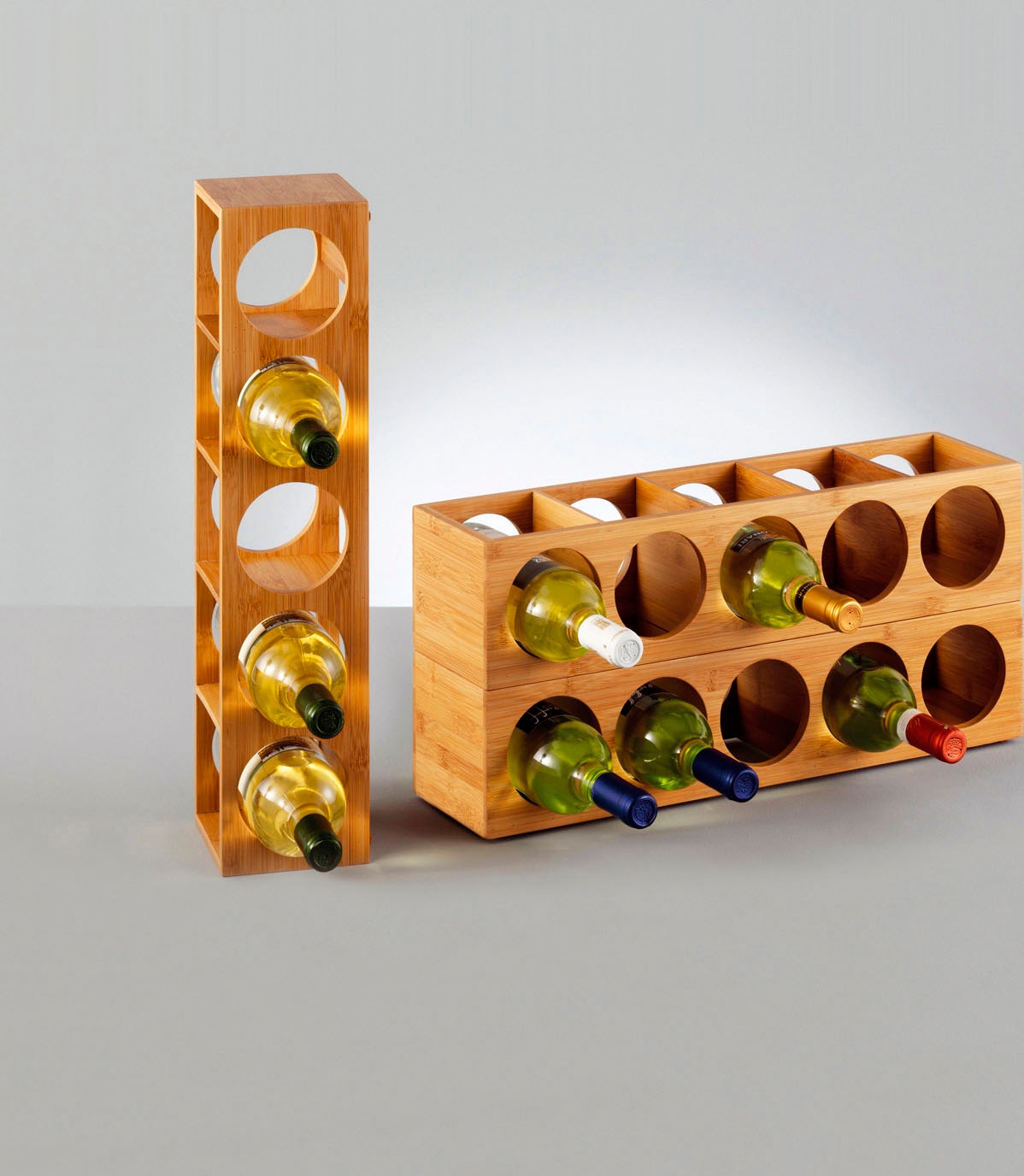❤ Zeller Present Weinregal »Bamboo«, für bis zu 5 Weinflaschen geeignet  ordern im Jelmoli-Online Shop