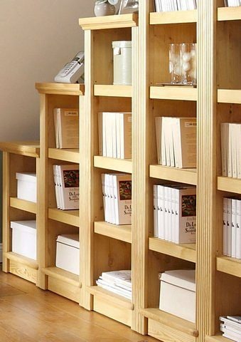 Home affaire Standregal »Soeren Stege«, aus massiver Kiefer, Masse (B/T/H): 40/29/126 cm