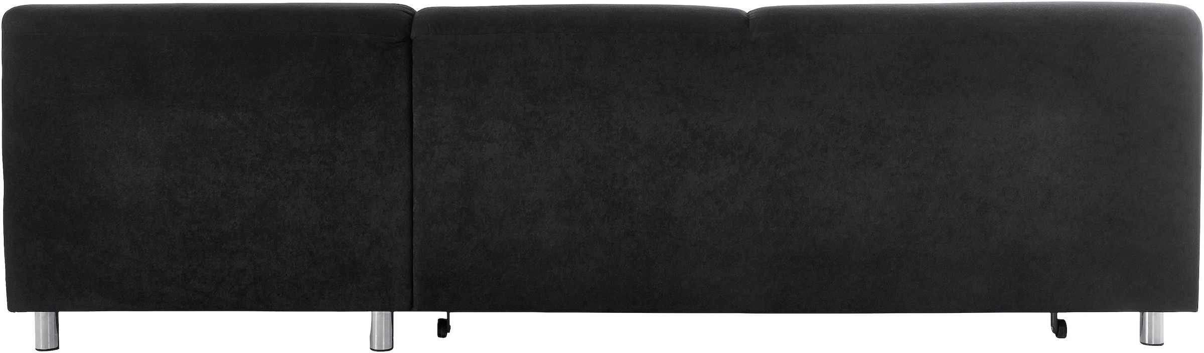 INOSIGN Ecksofa »Jamie, modern und elegant, Fusshöhe 9cm, L-Form,«, wahlweise mit Bettfunktion