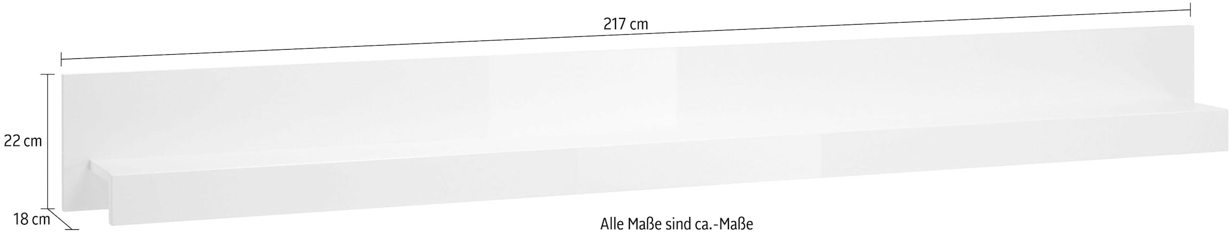 INOSIGN Wandboard »Carat«, Breite 217 cm