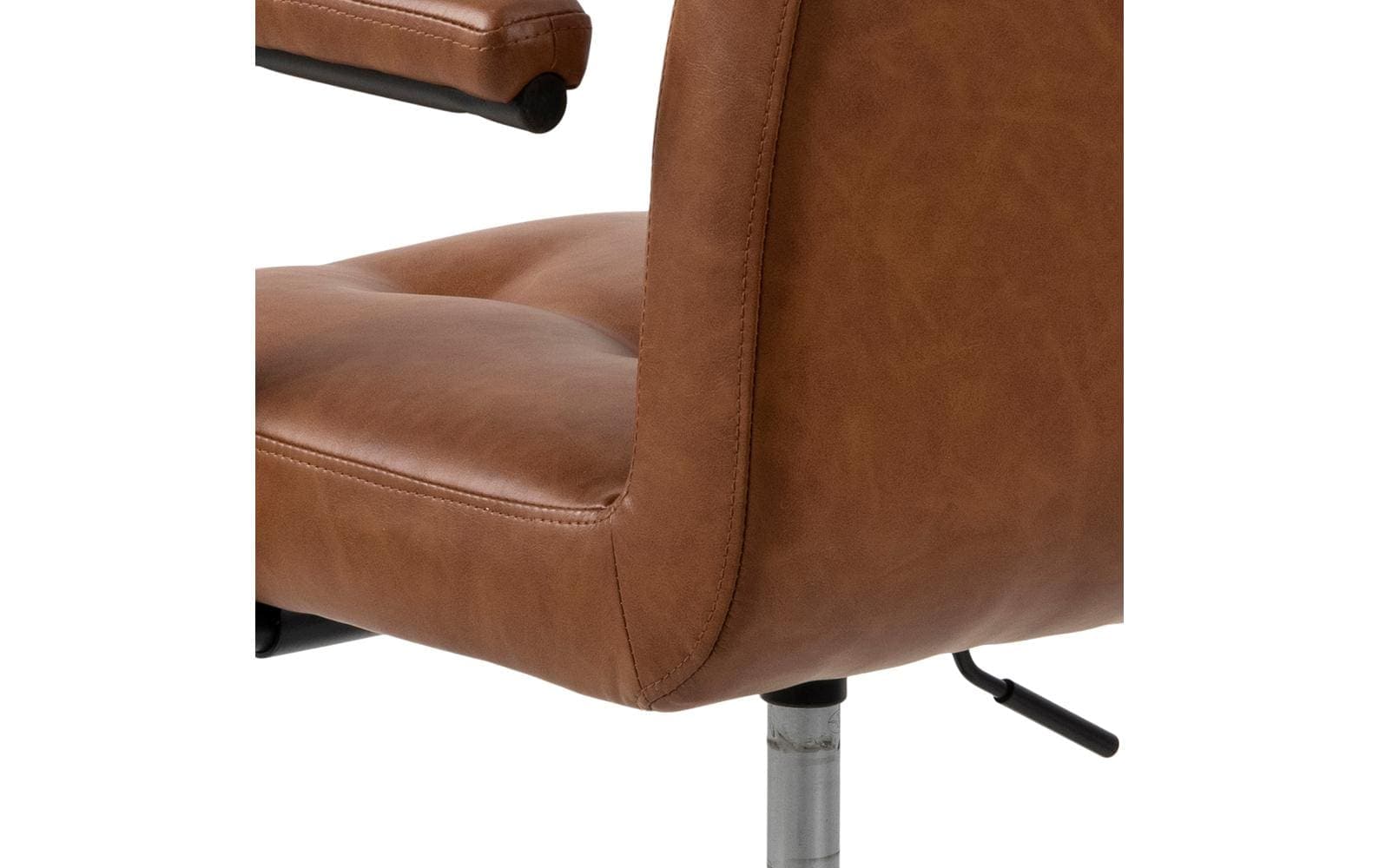 AC Design Schreibtischstuhl »Cosmo, mit Polsterrücken und Armlehnen«, Kunstleder