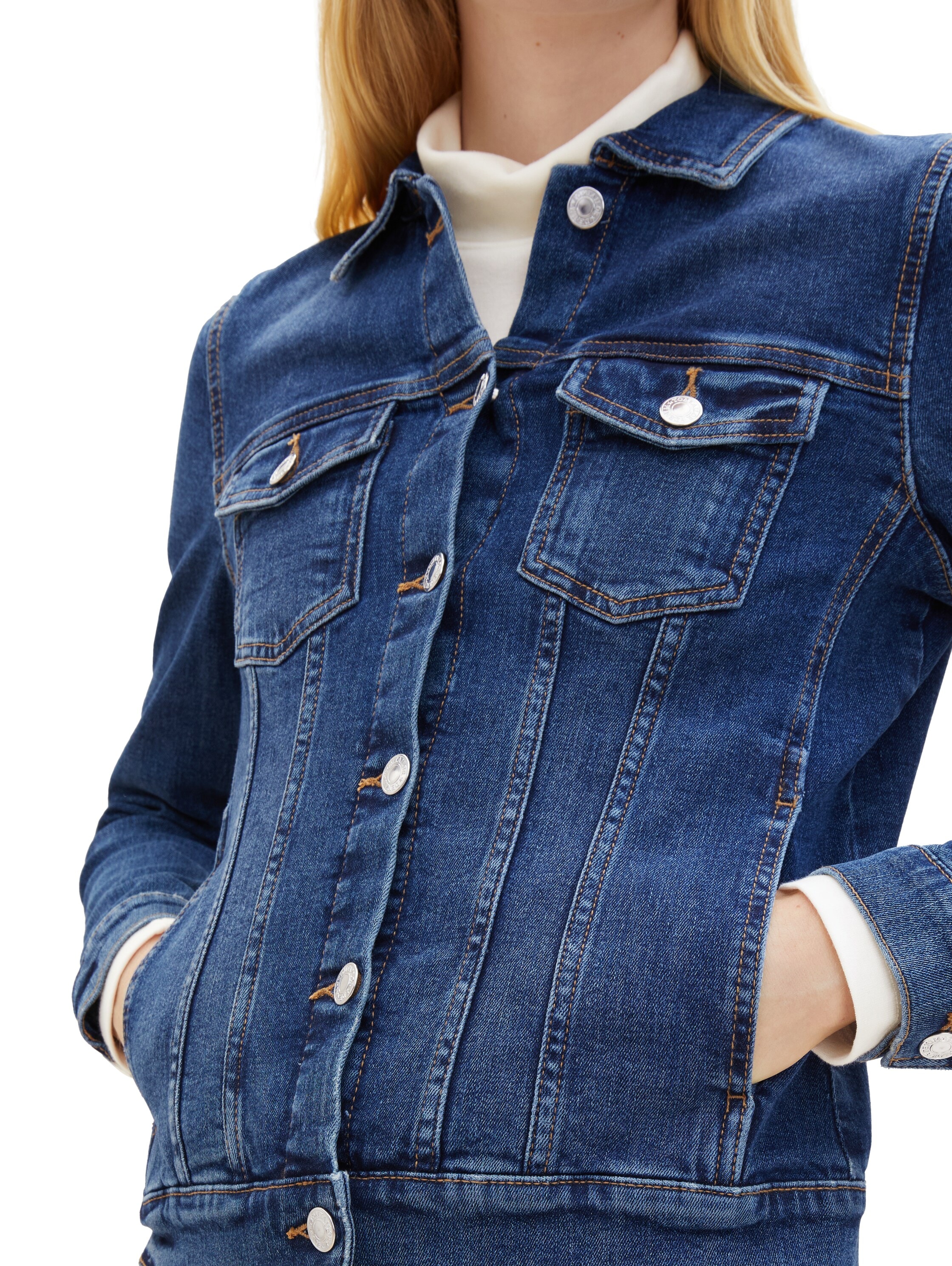 TOM TAILOR Denim Jeansjacke, im klassischen Look und mit Stretch