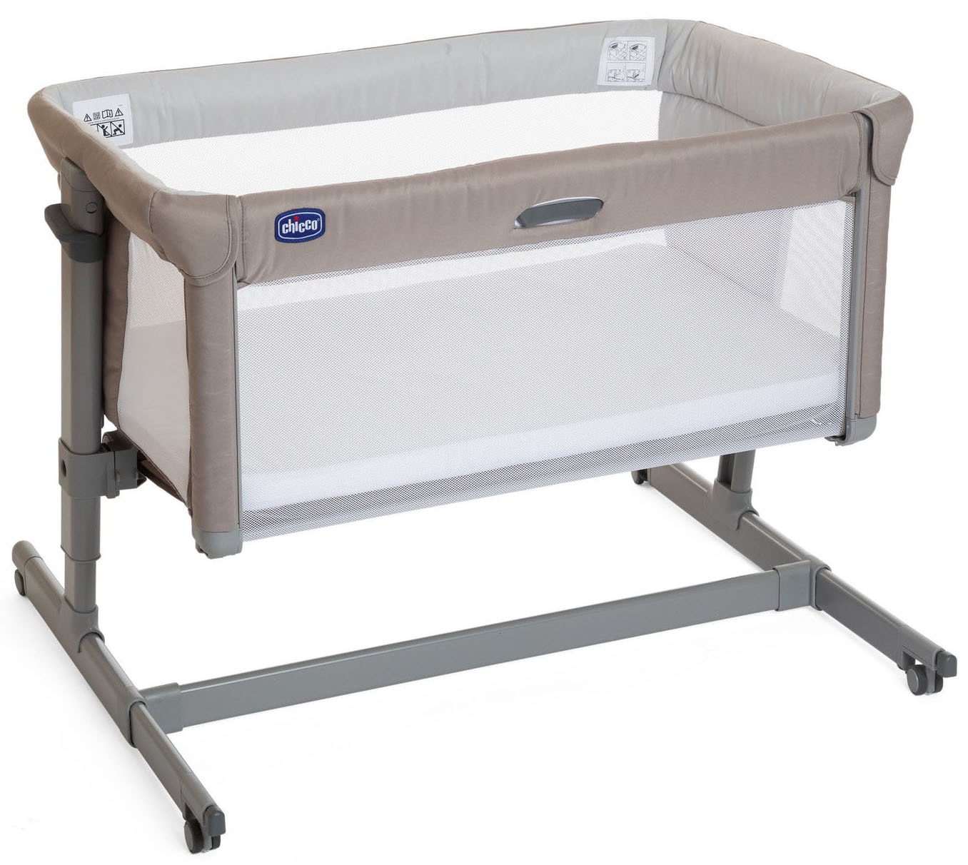 Chicco Beistellbett »Chicco Next2Me Dream Evo, Beige«, Bezug teilweise aus recyceltem Material