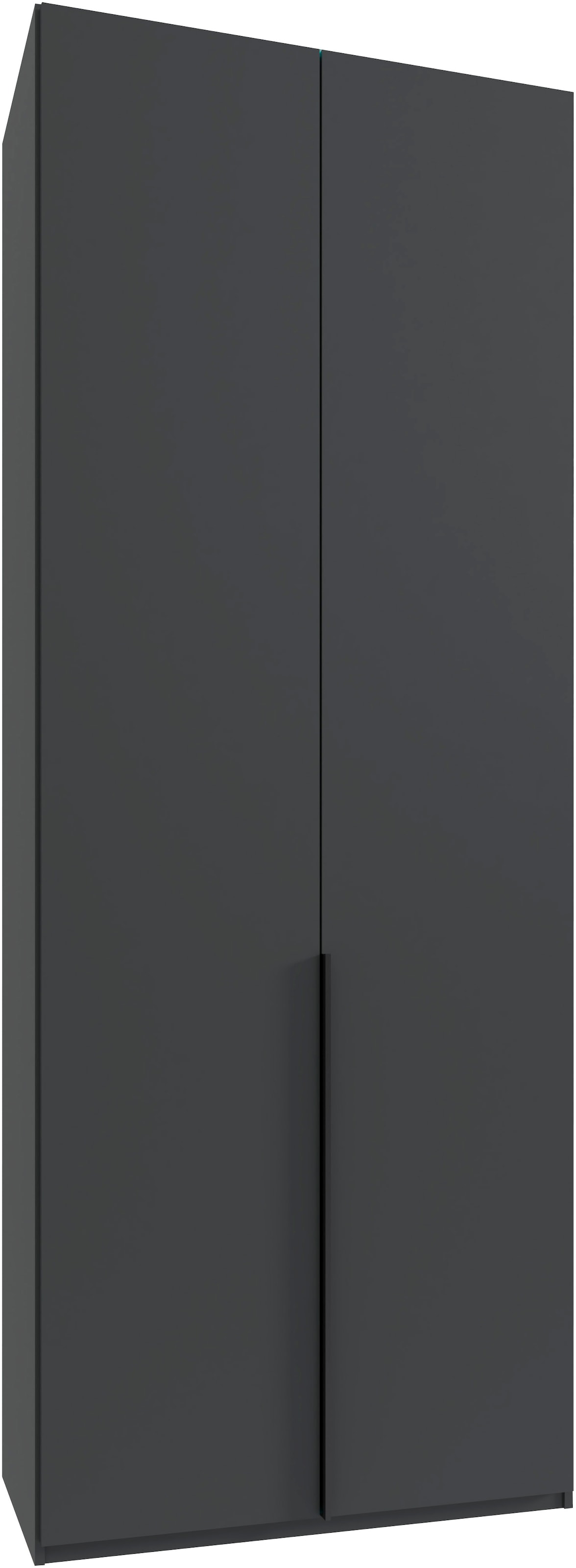 Wimex Kleiderschrank »Mugano,in 5 Breiten,2 Höhen,2 Tiefen, viele Farben, Made in Germany« in Basic oder Premium Ausstattung, mit langen Griffen aus Metall, mit oder ohne Spiegel