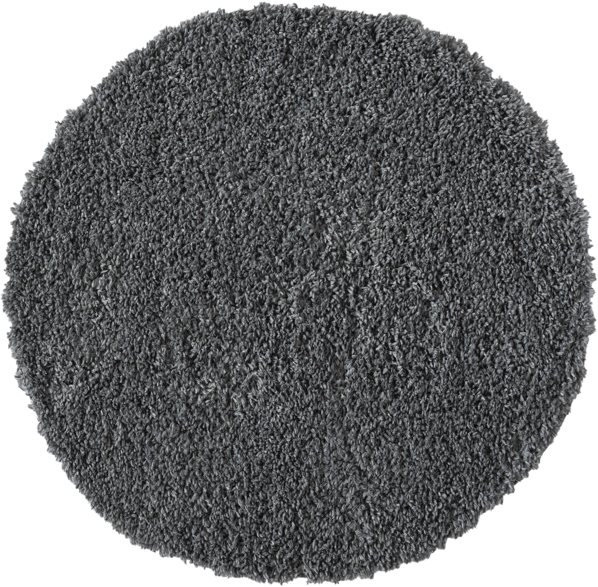 Myflair Möbel & Accessoires Hochflor-Teppich »My Shaggy«, rund, 37 mm Höhe, Shaggy, Uni Farben, leicht glänzend, Microfaser, extra flauschig
