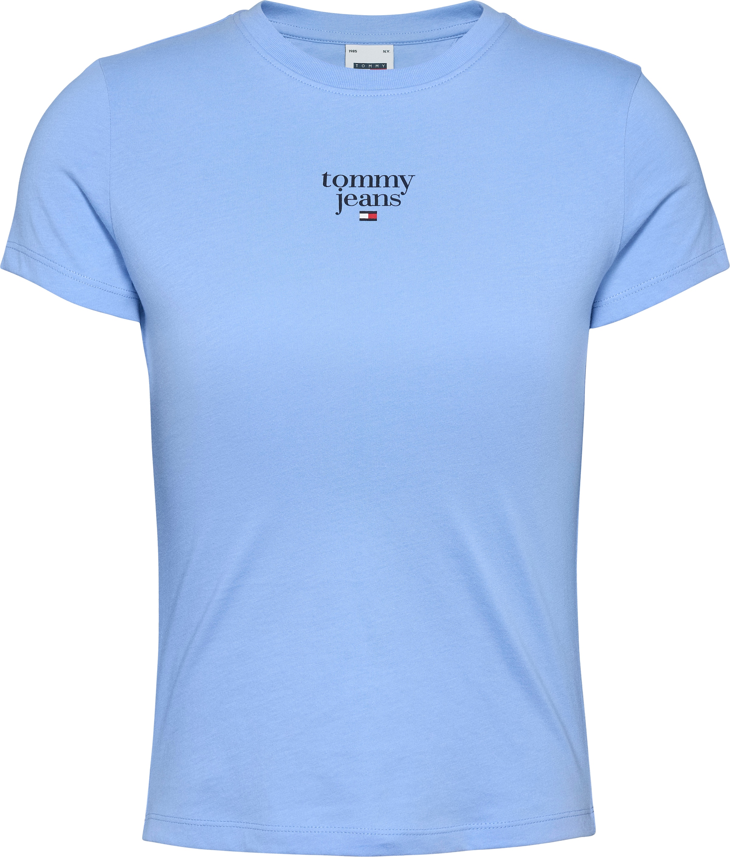Tommy Jeans Curve T-Shirt »TJW SLIM ESSENTIAL LOGO1 TEE EXT«, in Grossen Grössen mit Logoschriftzug