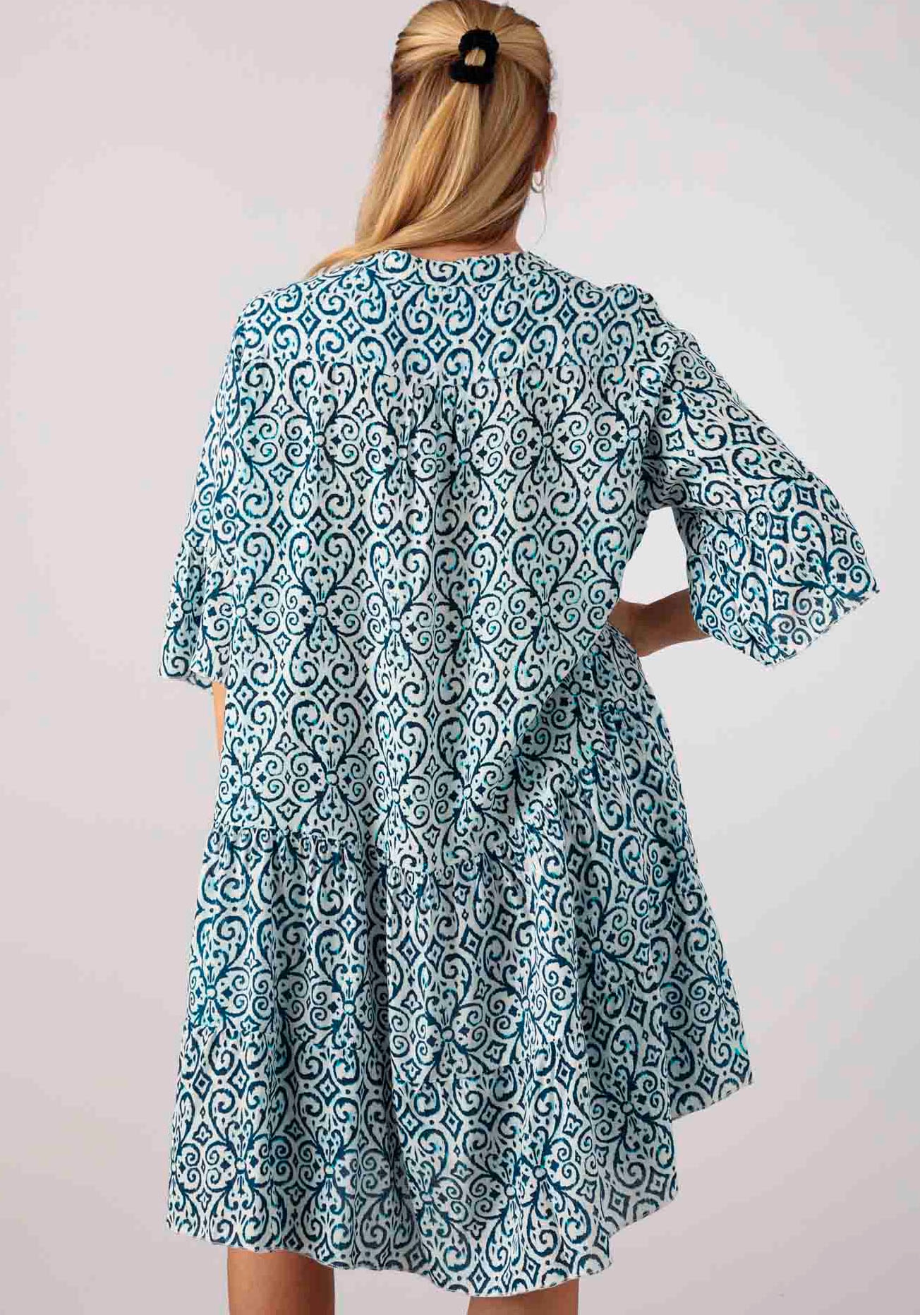 Zwillingsherz Sommerkleid, mit grafischem Muster online bestellen |  Jelmoli-Versand