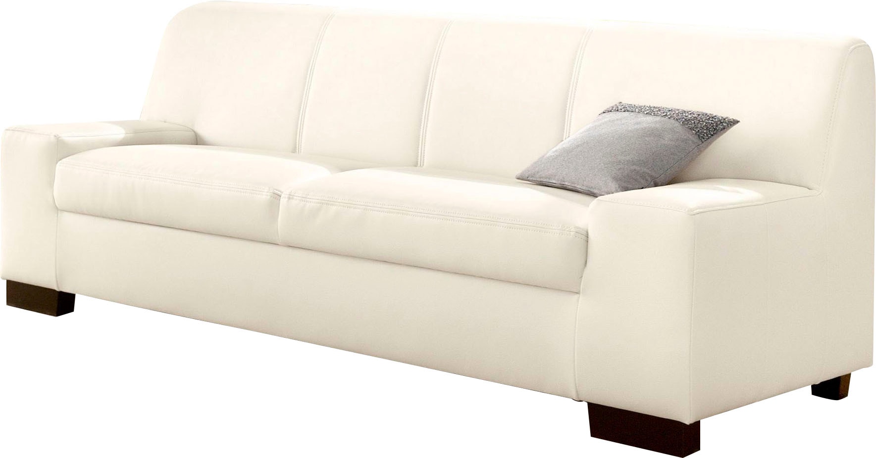 DOMO collection 3-Sitzer "Norma Top, elegant und modern, flache Armlehnen, komfortabel"