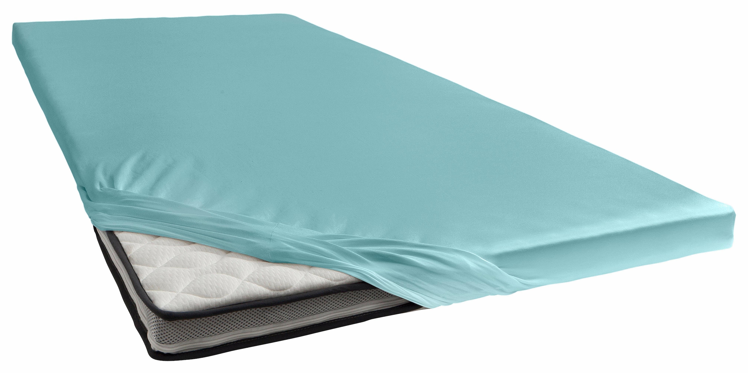 Cinderella Spannbettlaken »Topper-Spannbettlaken (bis 15 cm)«, Elastizität für ein glatt bezogenes Bett, bis 15cm Höhe