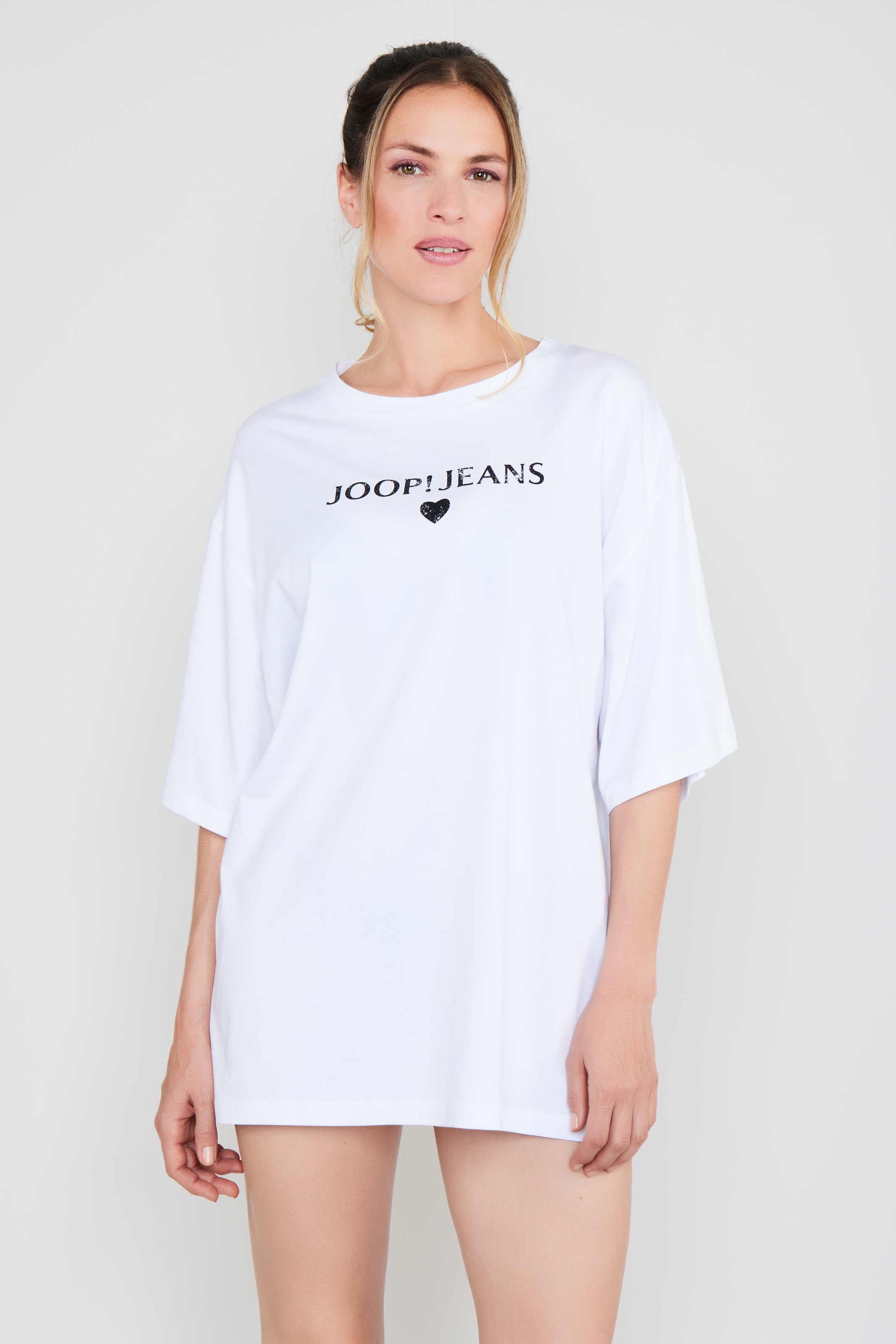 JOOP! Jeans T-Shirt »After Dark (JOOP! Jeans)« Logo-Schriftzug vorn, Kurzarm, Rundhalsausschnitt