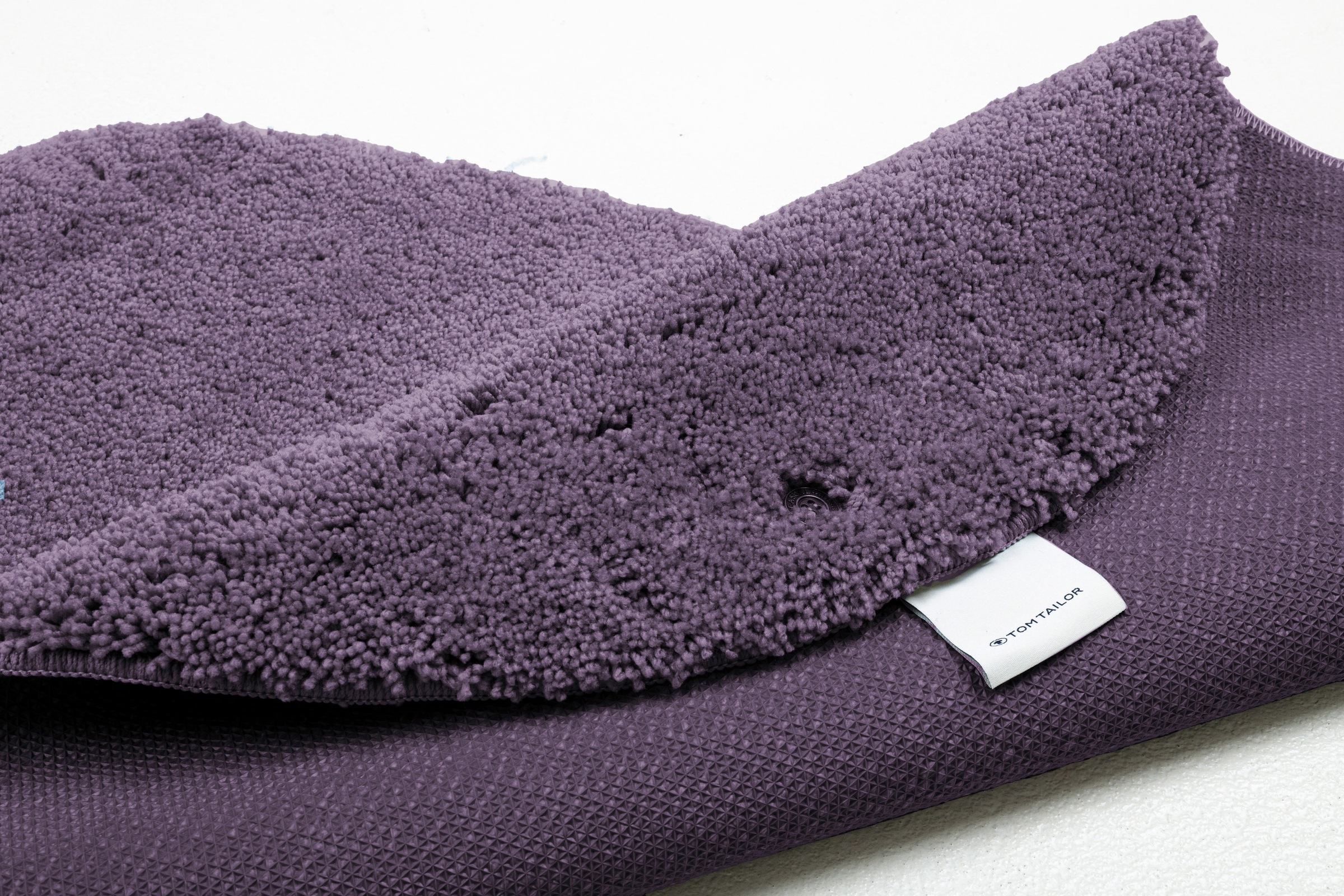 TOM TAILOR HOME Badematte »Cozy Bath UNI«, rutschhemmend beschichtet, fussbodenheizungsgeeignet, Badteppich, Uni Farben, rechteckig, rund und oval erhältlich