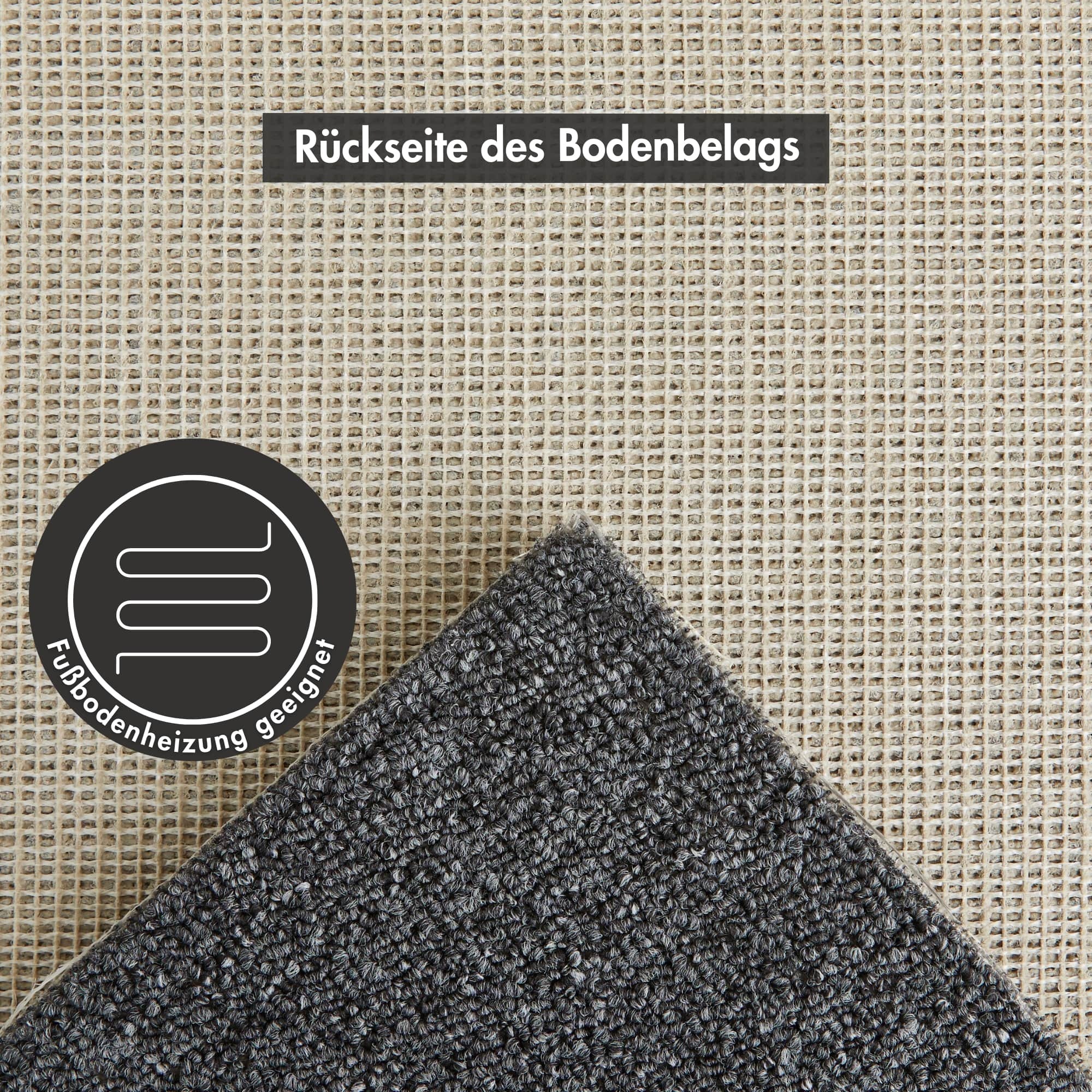 Andiamo Teppichboden »Barbara, Feinschlinge, Made in Netherlands«, rechteckig, 4,5 mm Höhe, meliert, Breite 200 oder 400 cm, strapazierfähig, pflegeleicht