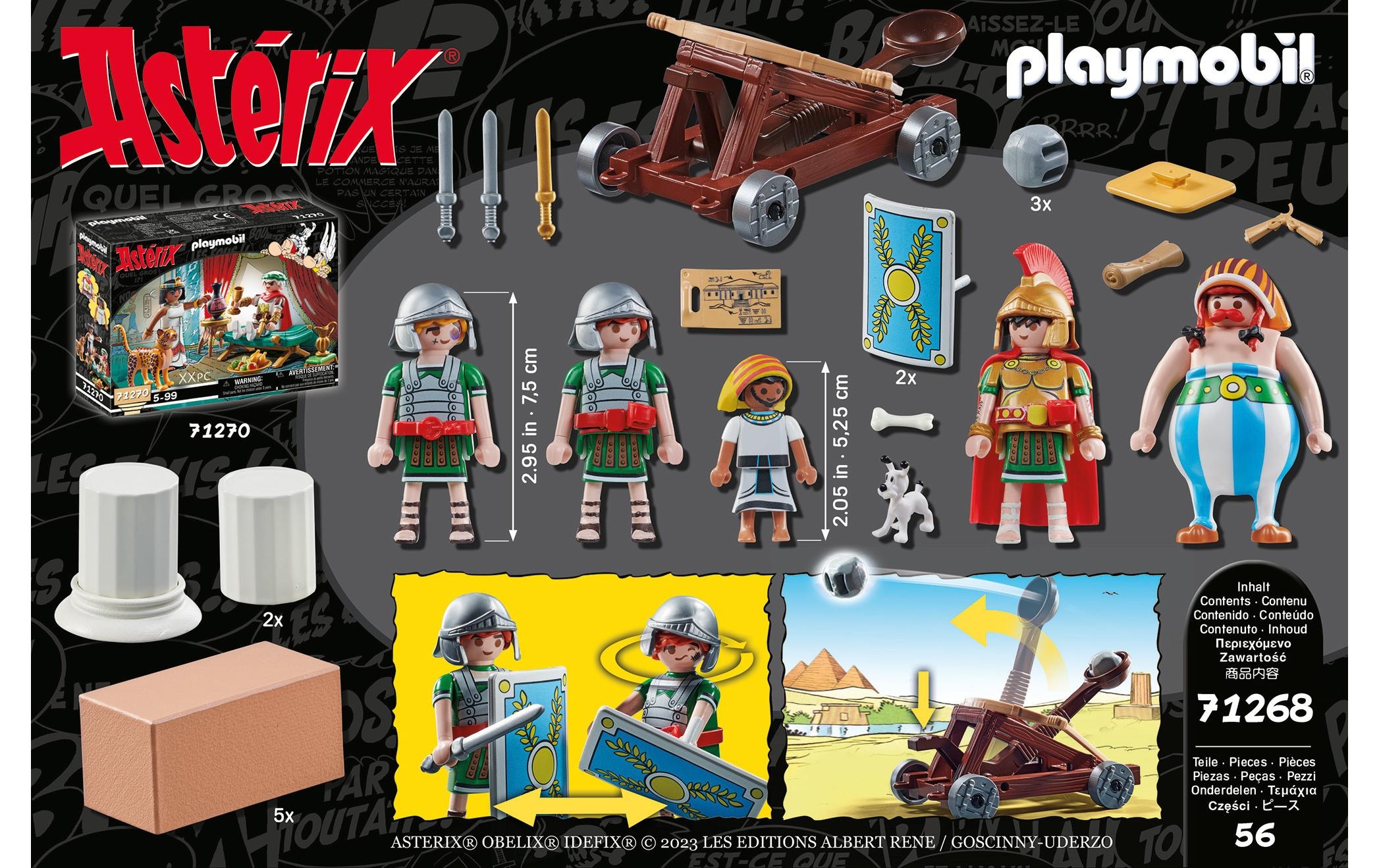 Playmobil® Spielbausteine »Asterix Numerobis und die Schlacht um den Palast 71268«, (56 St.)
