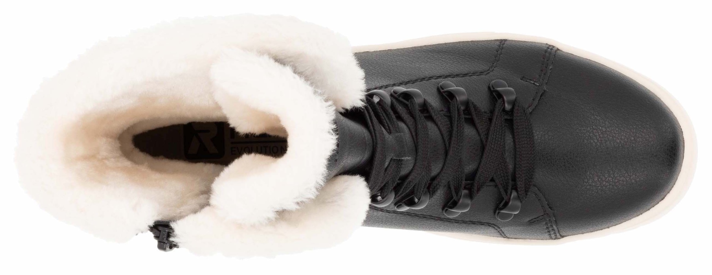 Rieker EVOLUTION Winterboots, Schnürboots, Plateaustiefelette, Profilsohle, Innenreissverschluss