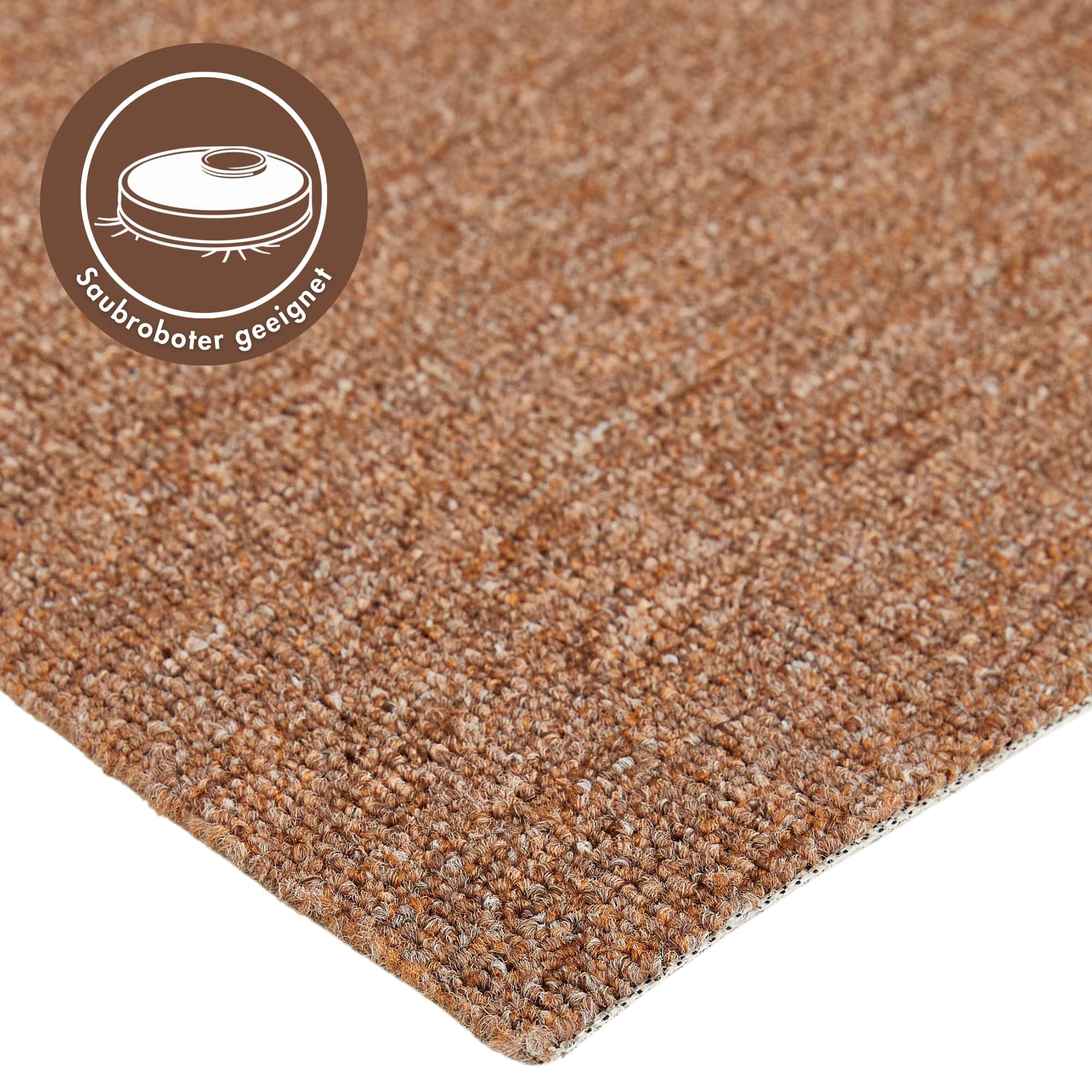 Andiamo Teppichboden "Barbara, Feinschlinge, Gesamthöhe 4,5 mm, Luxusklasse LC1" rechteckig meliert, Breite 200 oder 400 cm, strapazierfähig, pflegeleicht