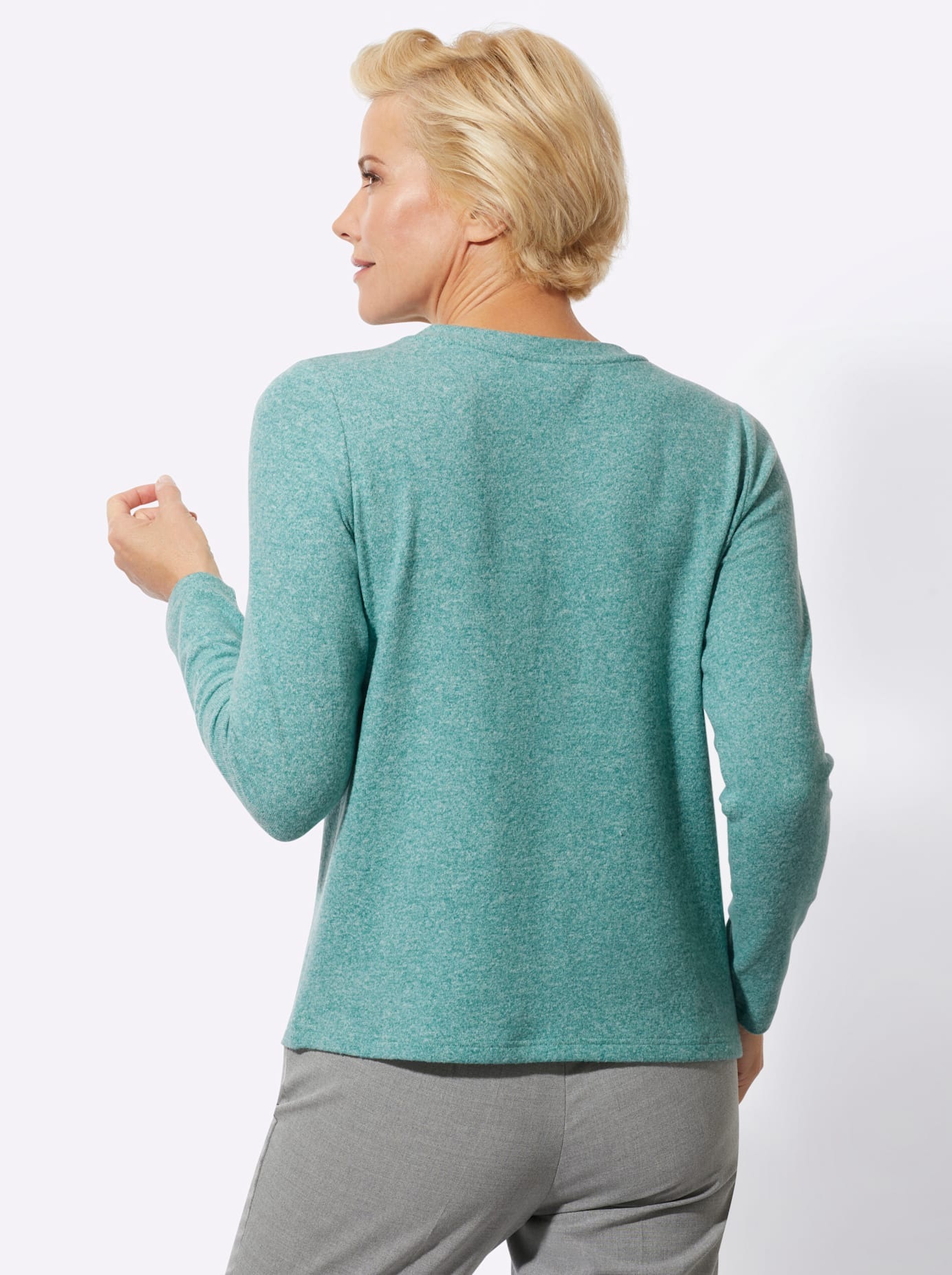 Classic Rundhalsshirt »Winter-Shirt«, (1 tlg.)