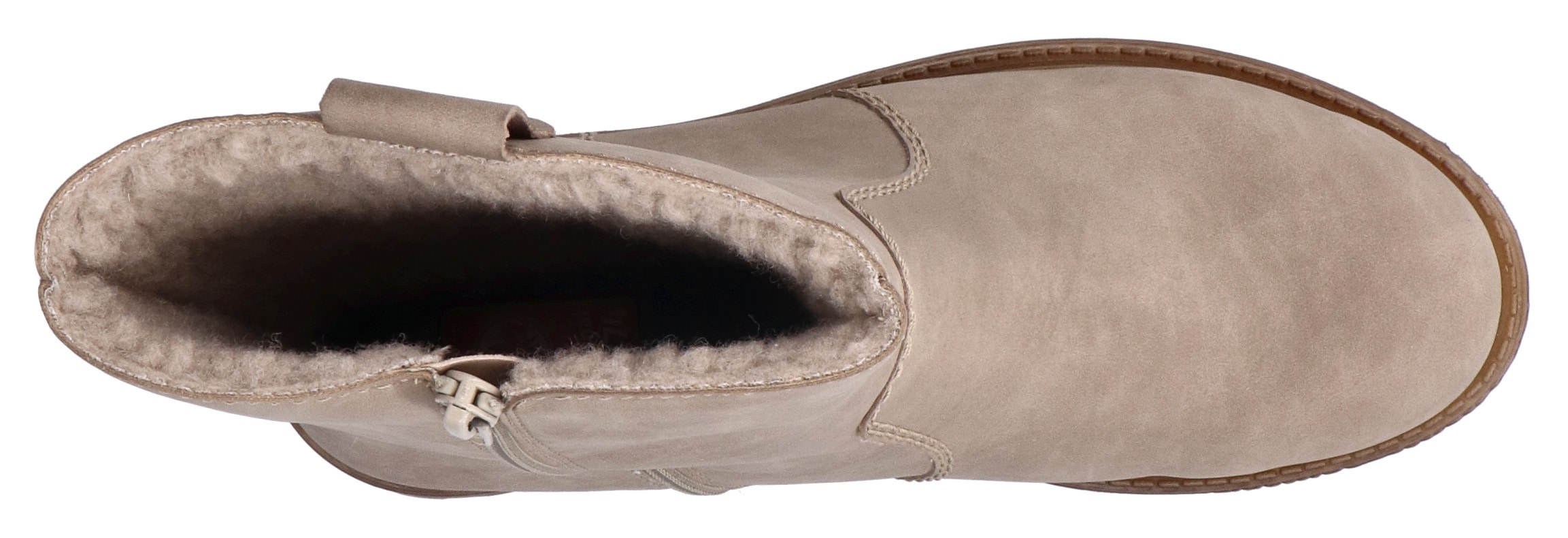 Rieker Winterstiefelette, Winterboots, Profilsohle, mit Innenreissverschluss