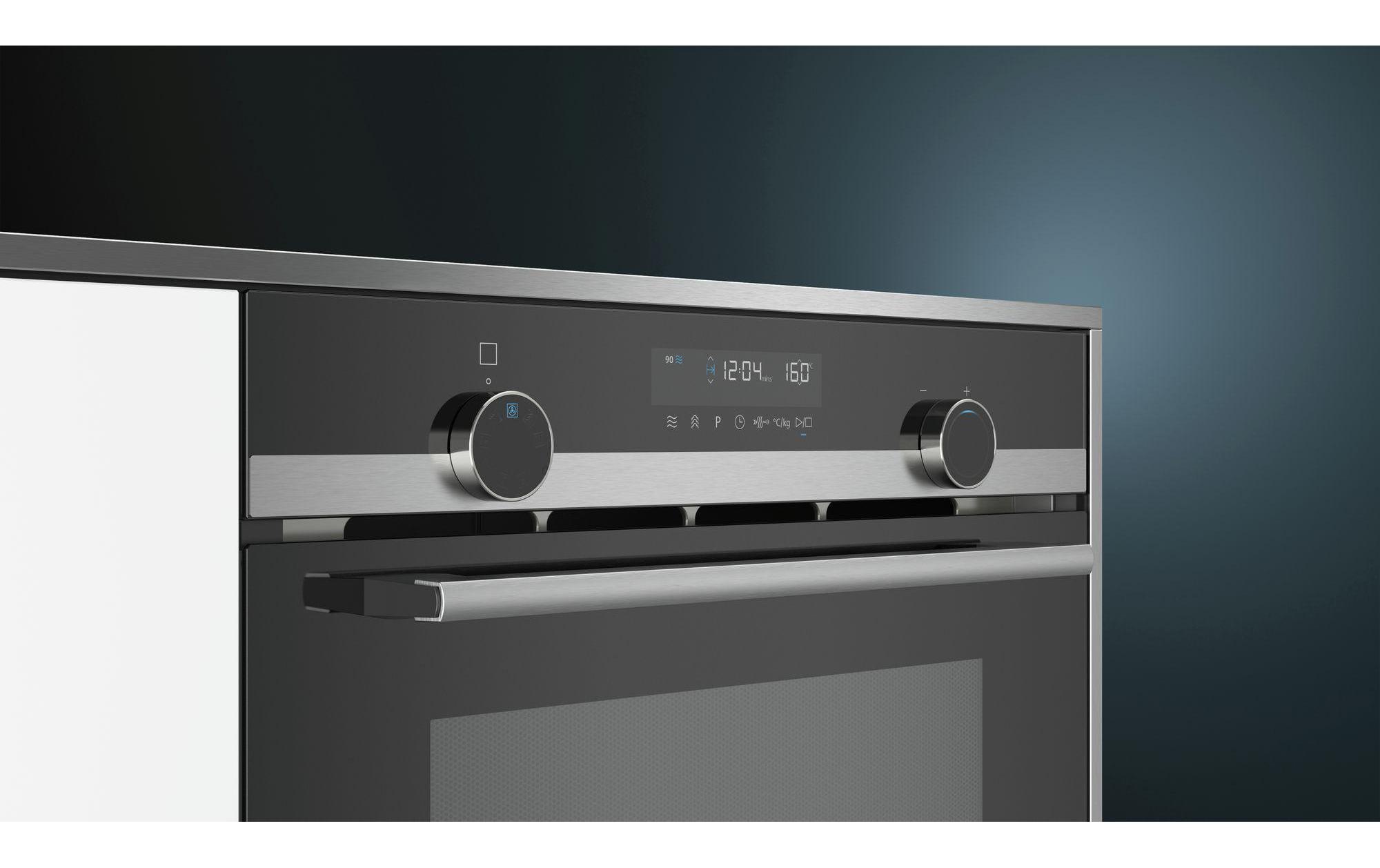 SIEMENS Einbau-Mikrowelle »CP565AGS0 Schwarz Silberfarben«, 1000 W