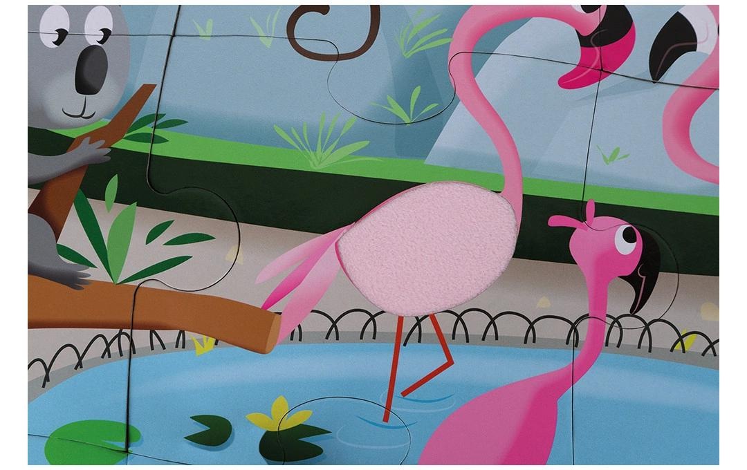 Janod Puzzle »Ein Tag im Zoo«
