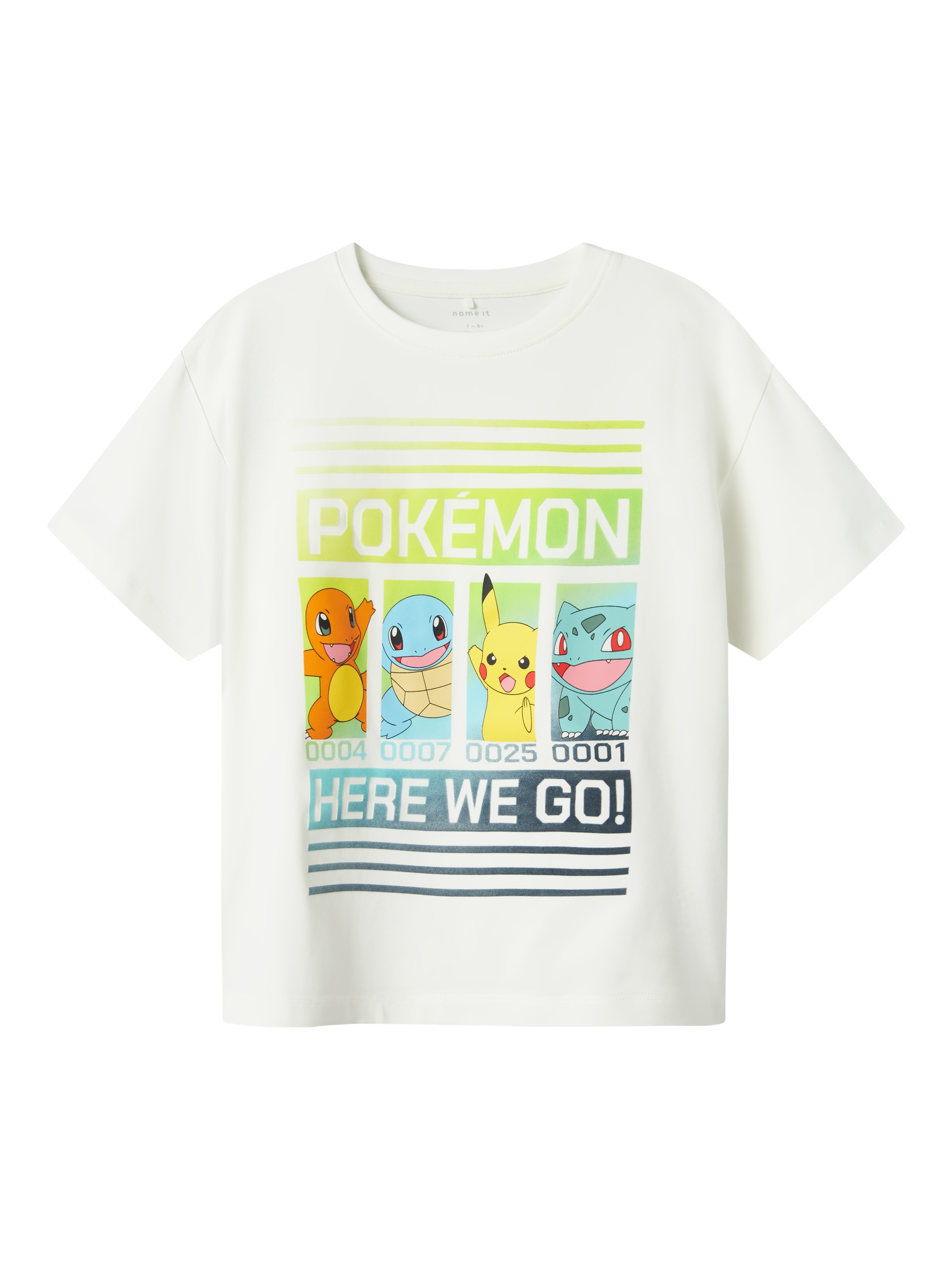 Name It T-Shirt »NKMMABR POKEMON NREG SS TOP BOX NOOS SKY«, mit grossem Pokémon-Frontmotiv