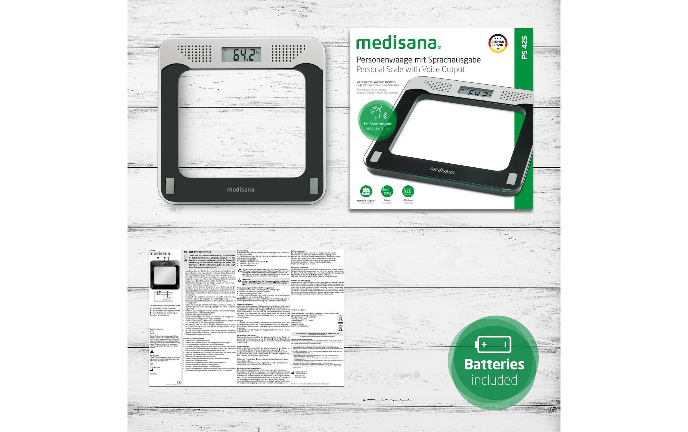 Medisana Personenwaage »PS425«