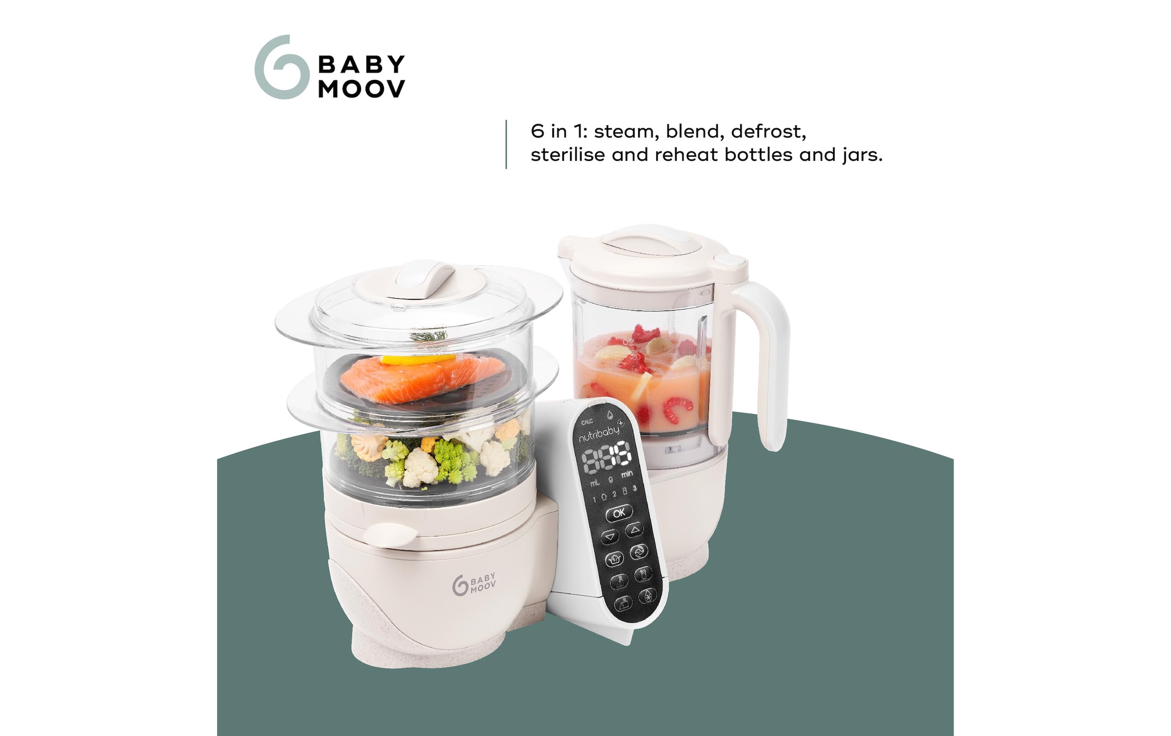 BABYMOOV Babynahrungszubereiter »Nutribaby Plus Mineral«